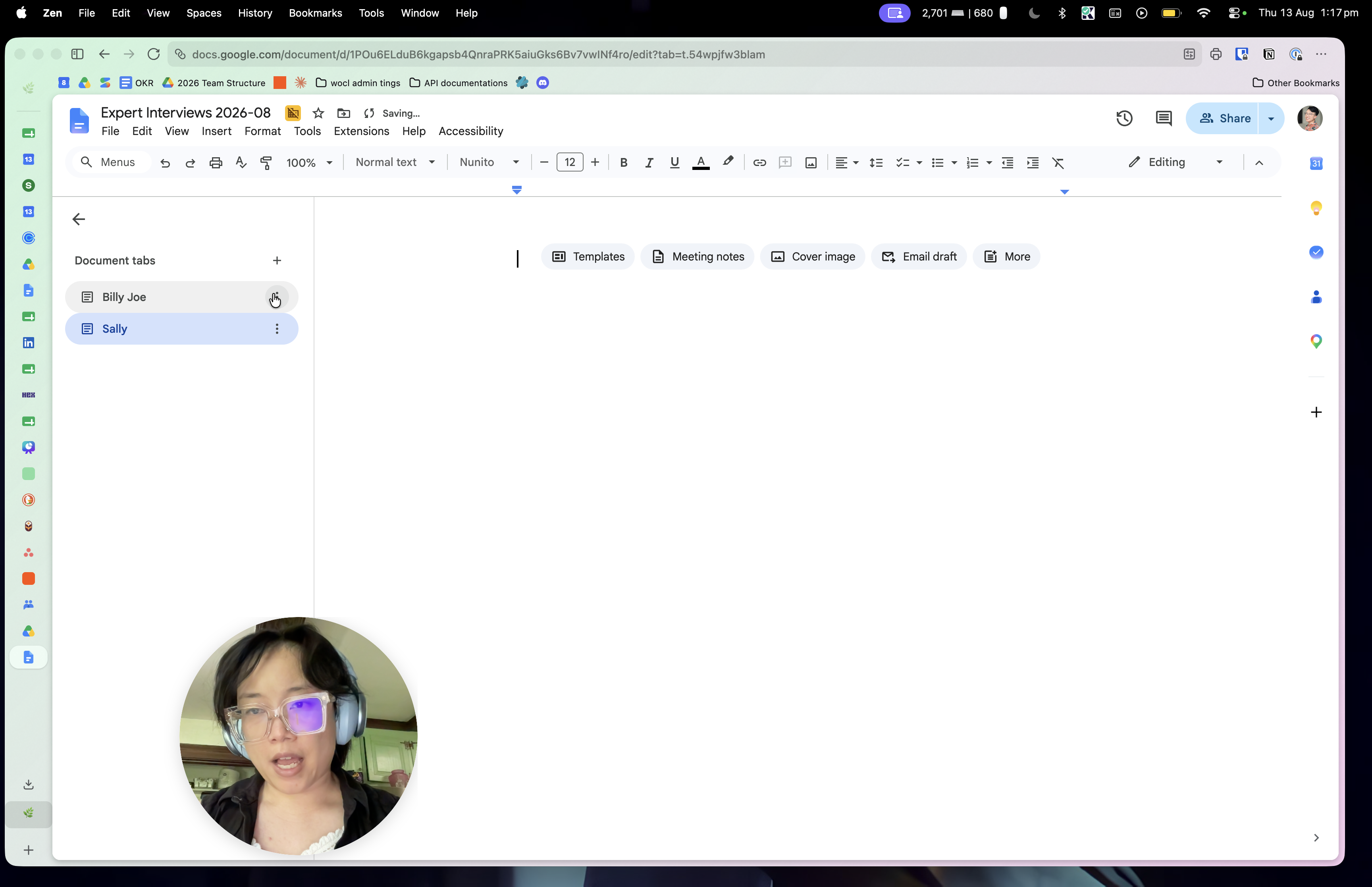 Step #9: Click the three-dot options menu next to the newly created tab.