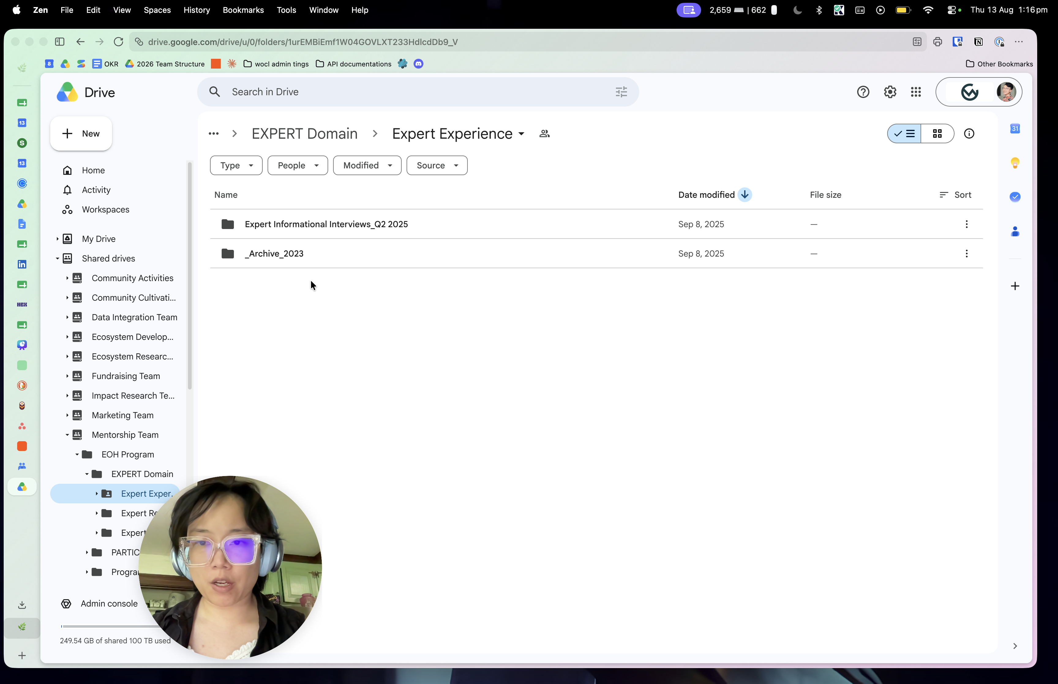 Step #4: Right-click the blank space below the file list.