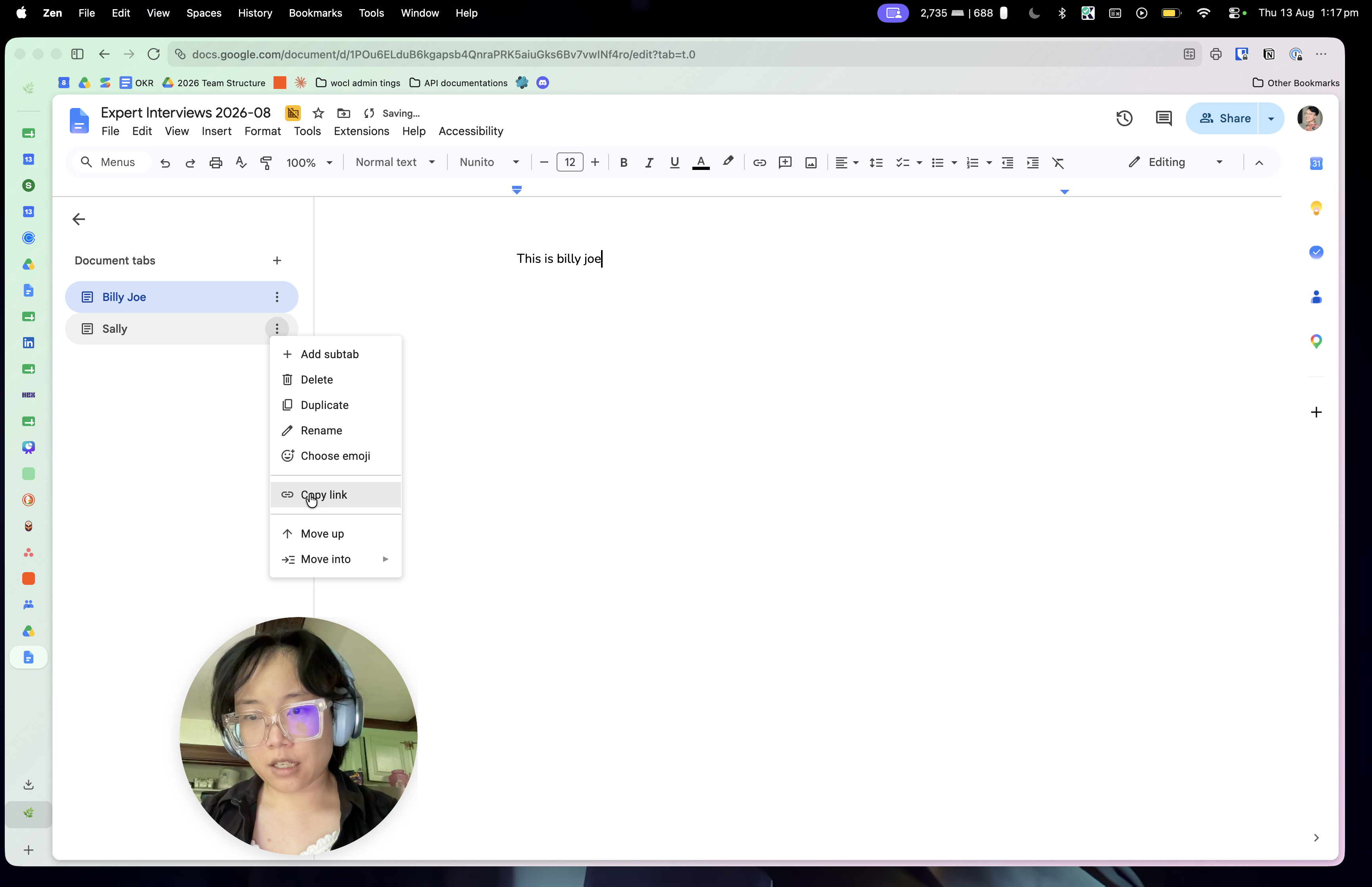 Step #10: Click Copy link.