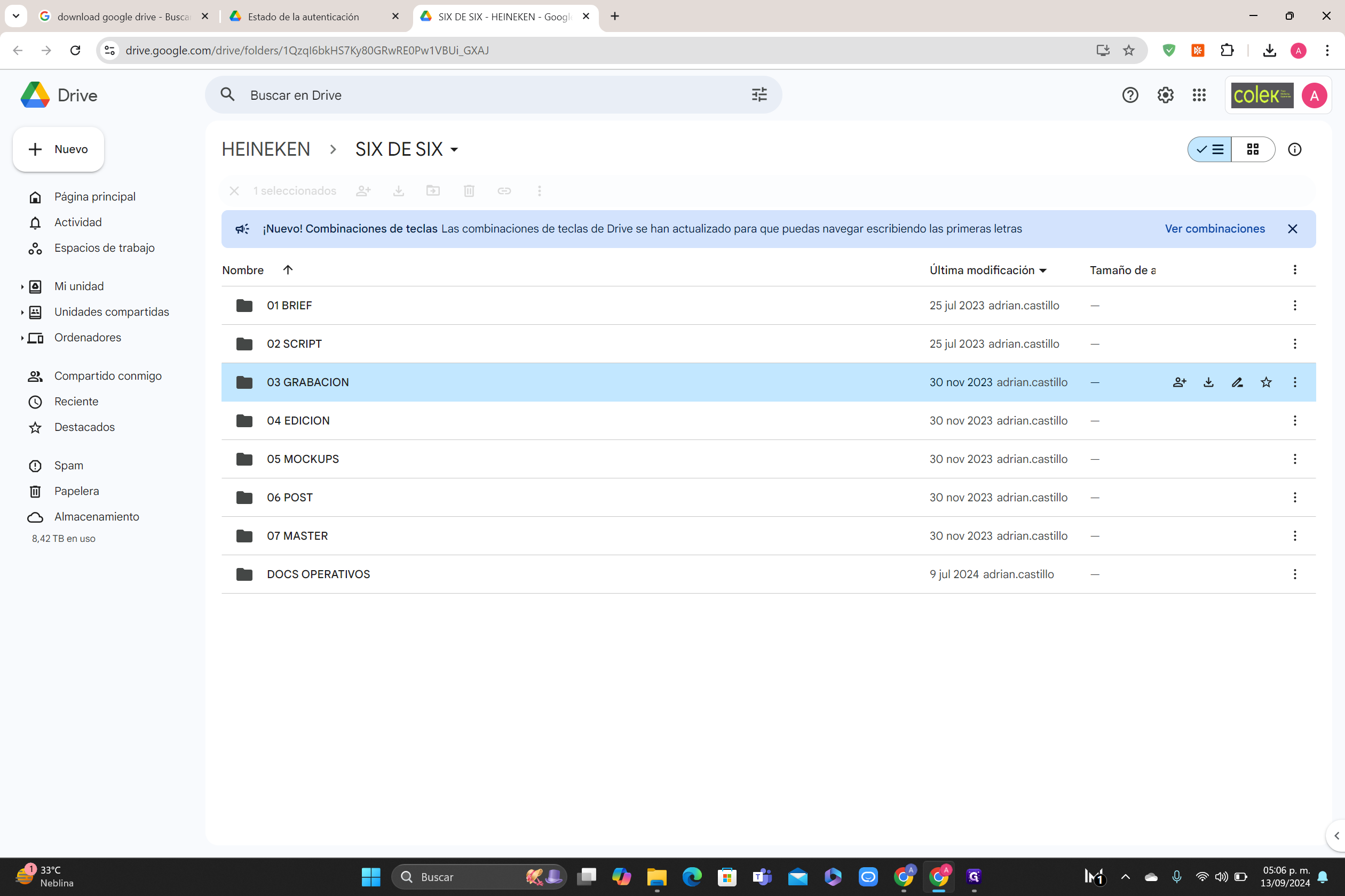 Step #24: Hagan doble clic en "03 GRABACION"