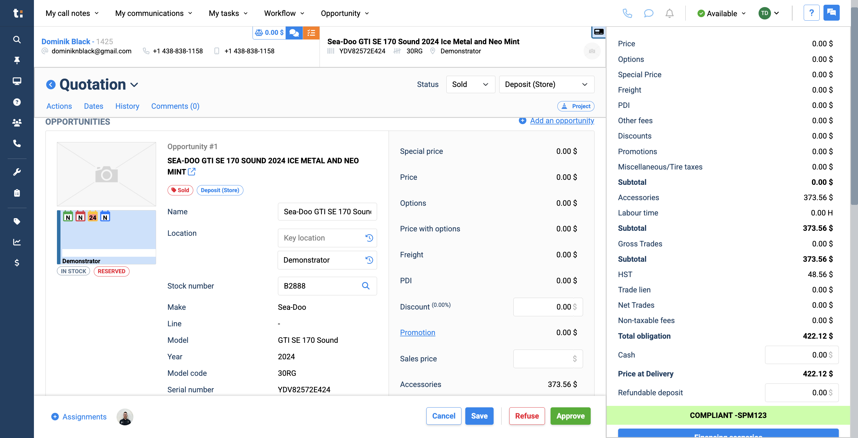 Step #15: This will appear in the small white field of your card.