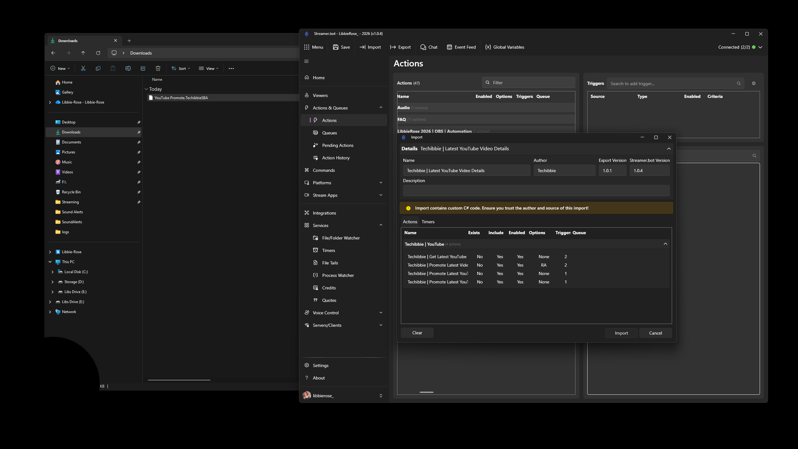 Step #3: Click on "Import"