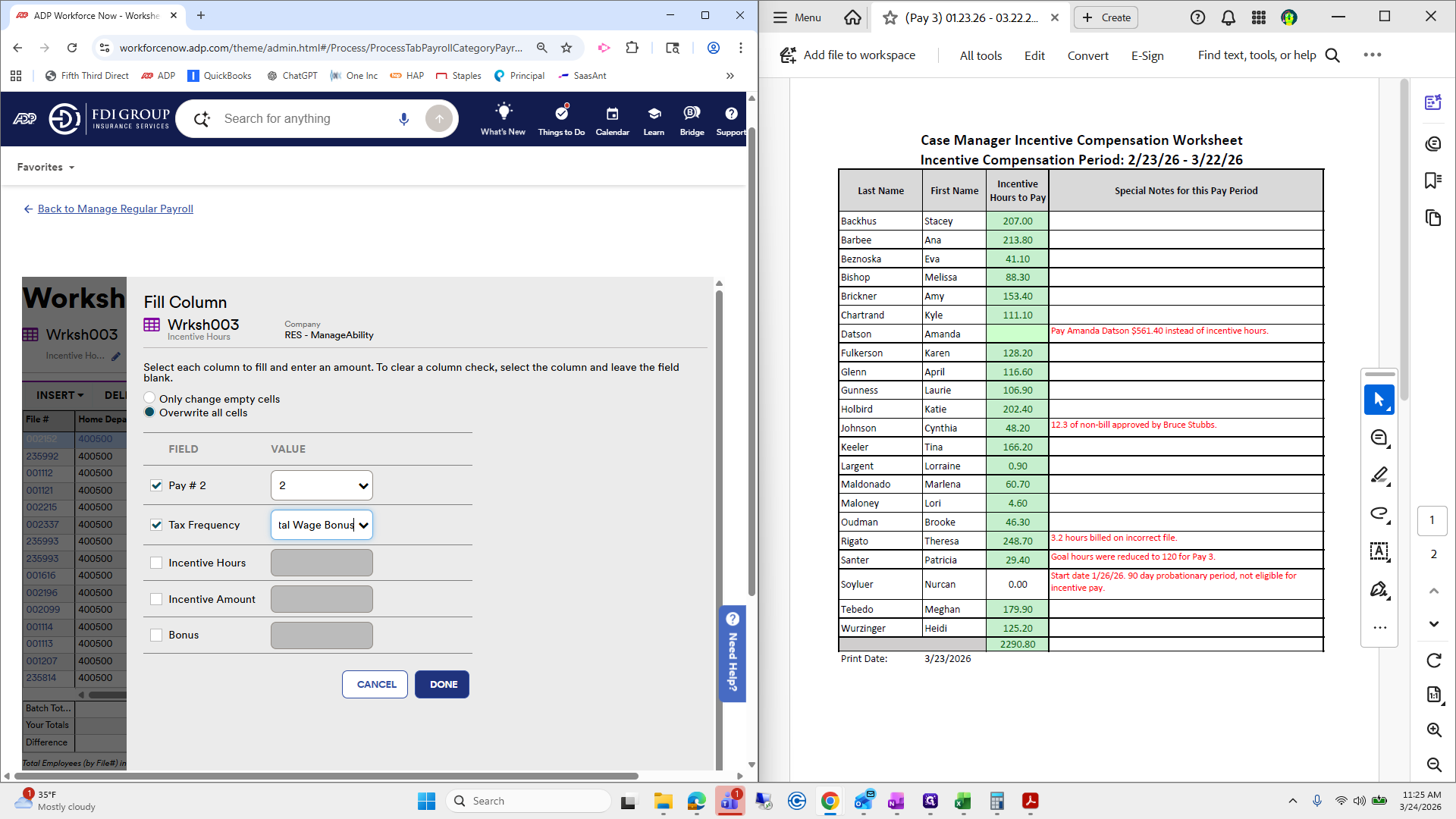 Step #194: Click on "DONE"