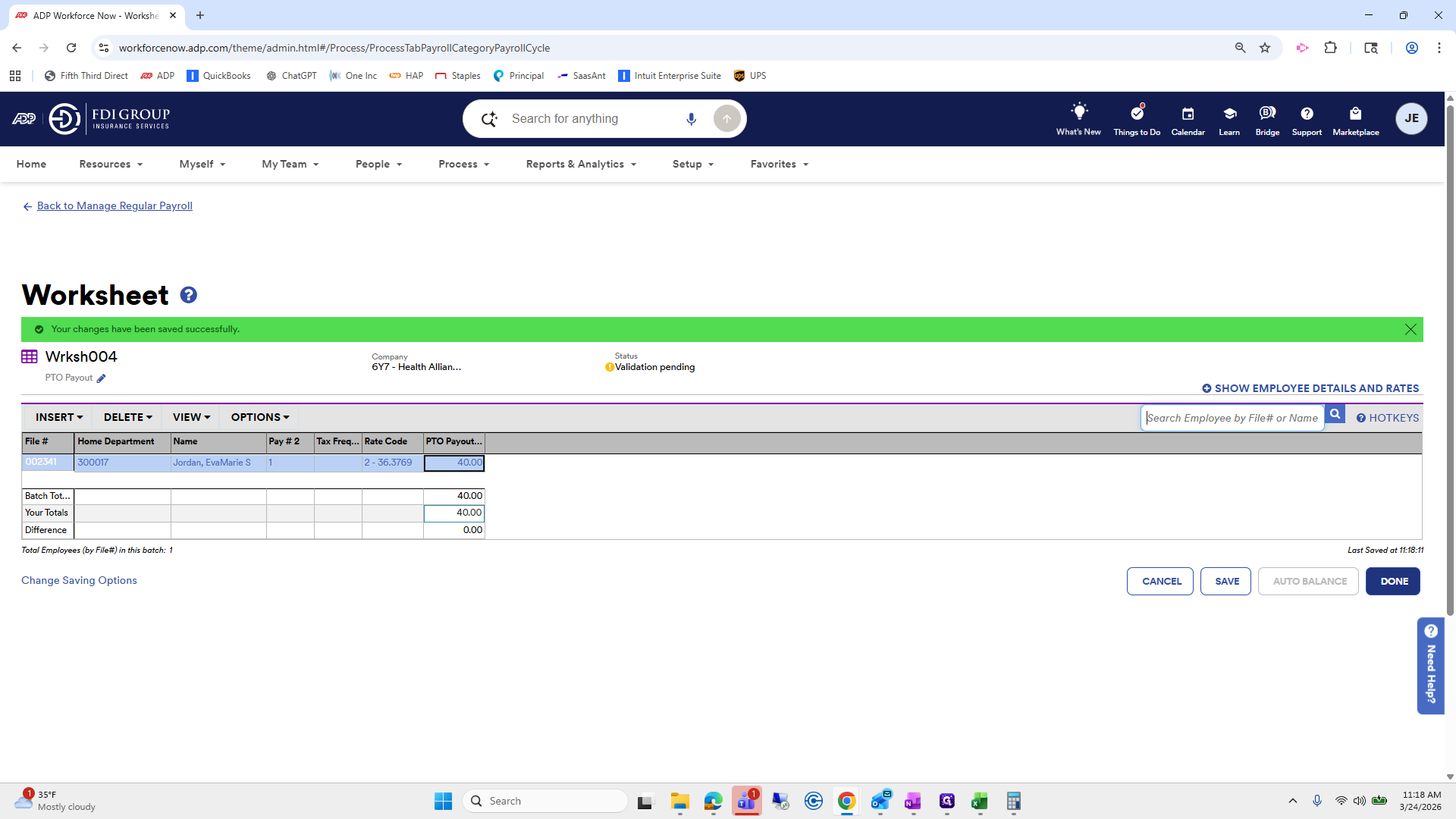 Step #44: Click on "DONE"