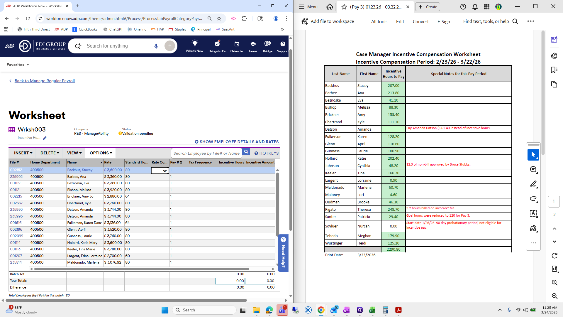 Step #185: Click on "OPTIONS ▾"