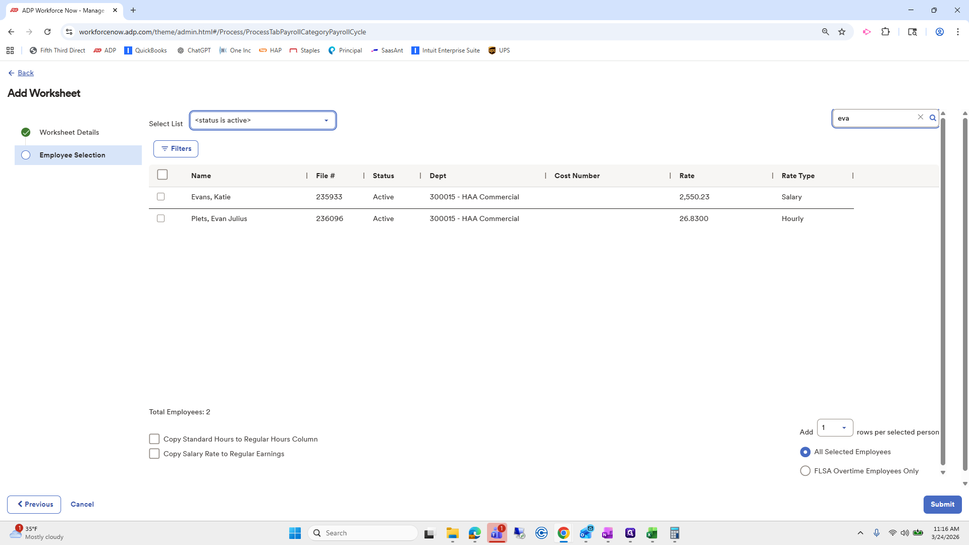 Step #15: Click on "< status is active >"