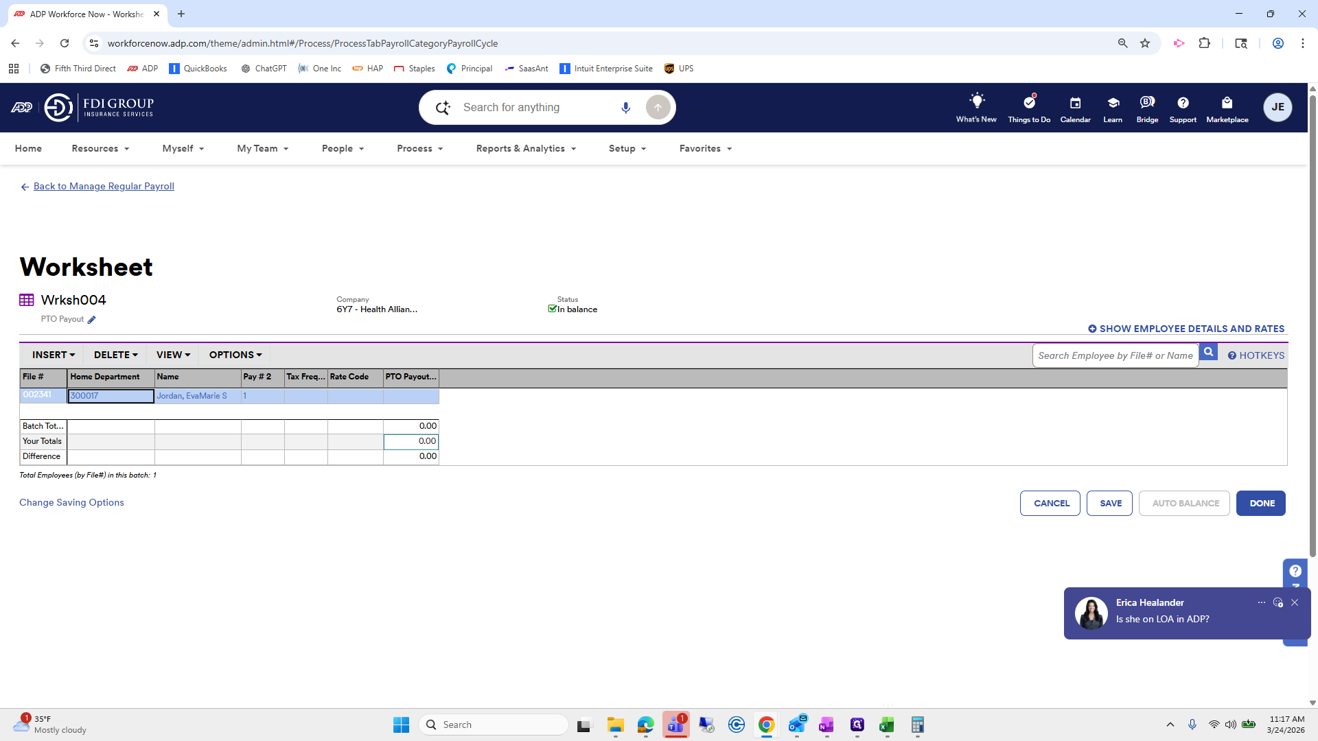 Step #23: Click on "Eva Marie S"