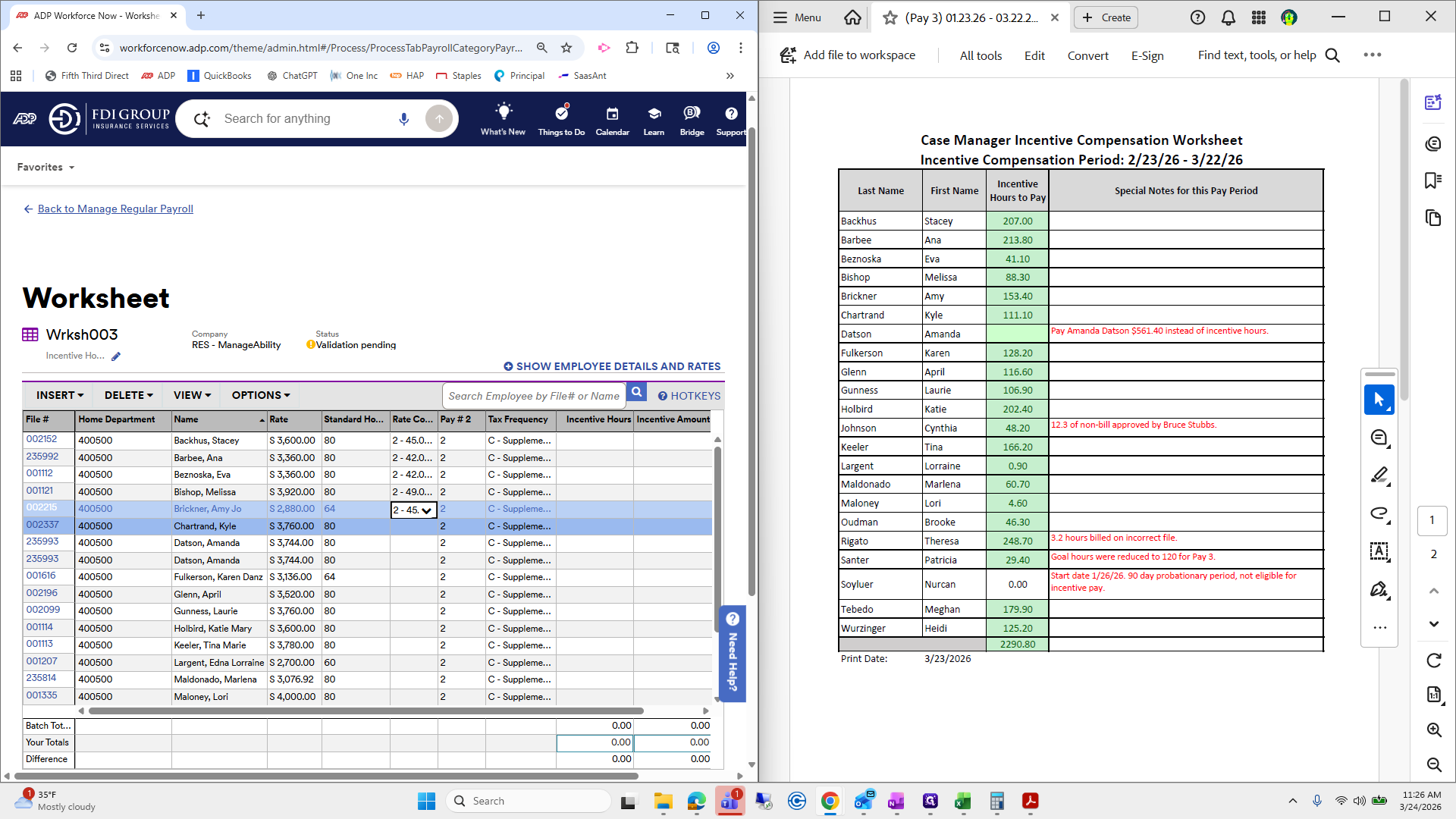 Step #202: Click on "2222"