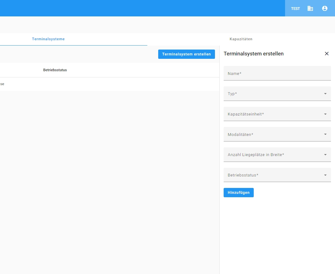 Step #9: Stellen Sie das Terminalsystem ein