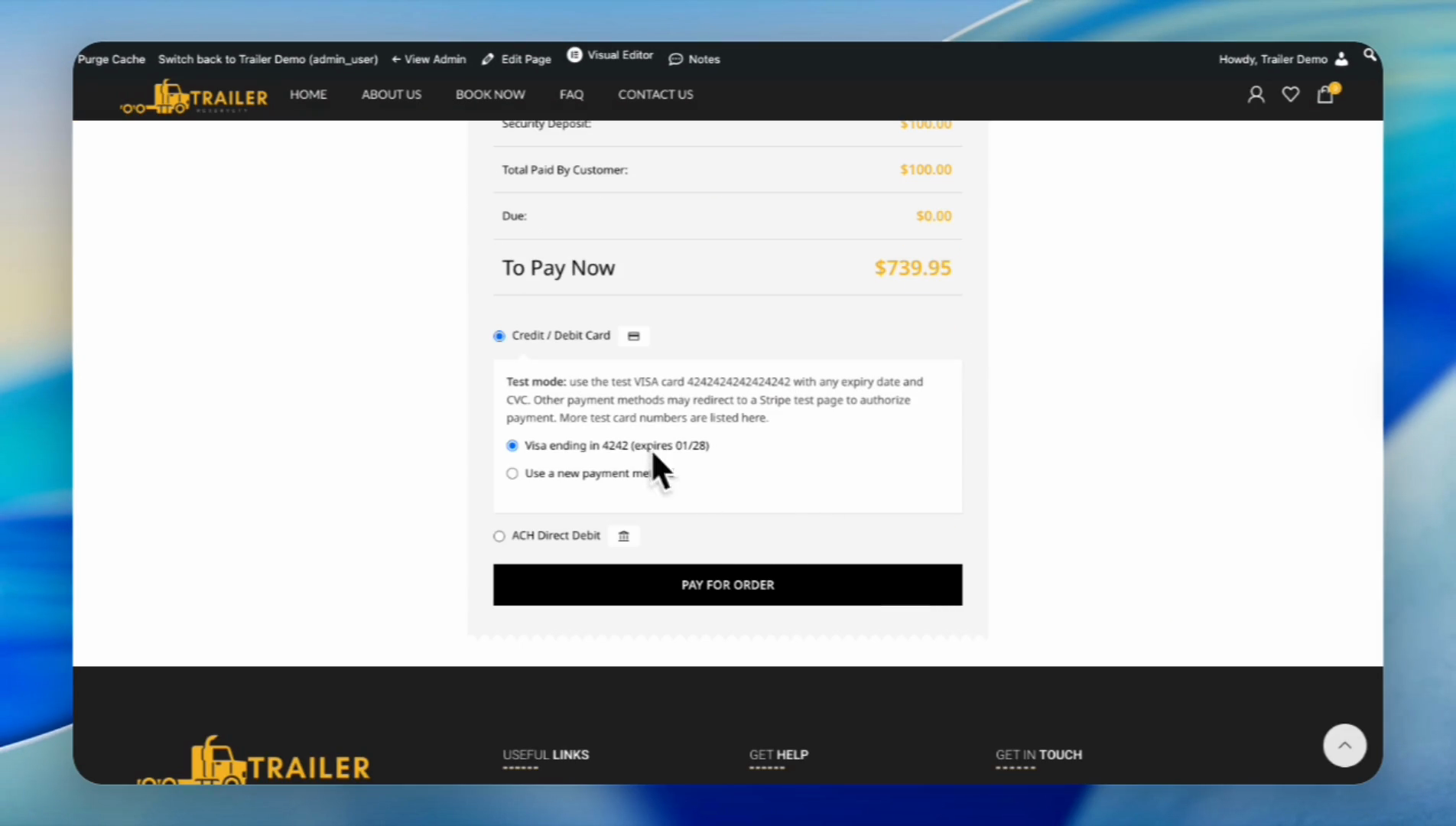 Step #9: Select a payment method.