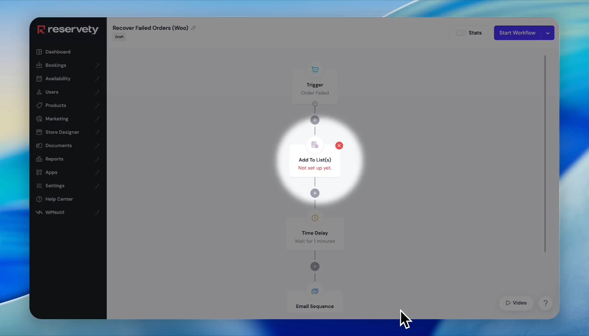 Step #32: Click the Add To List(s) node in the workflow builder.