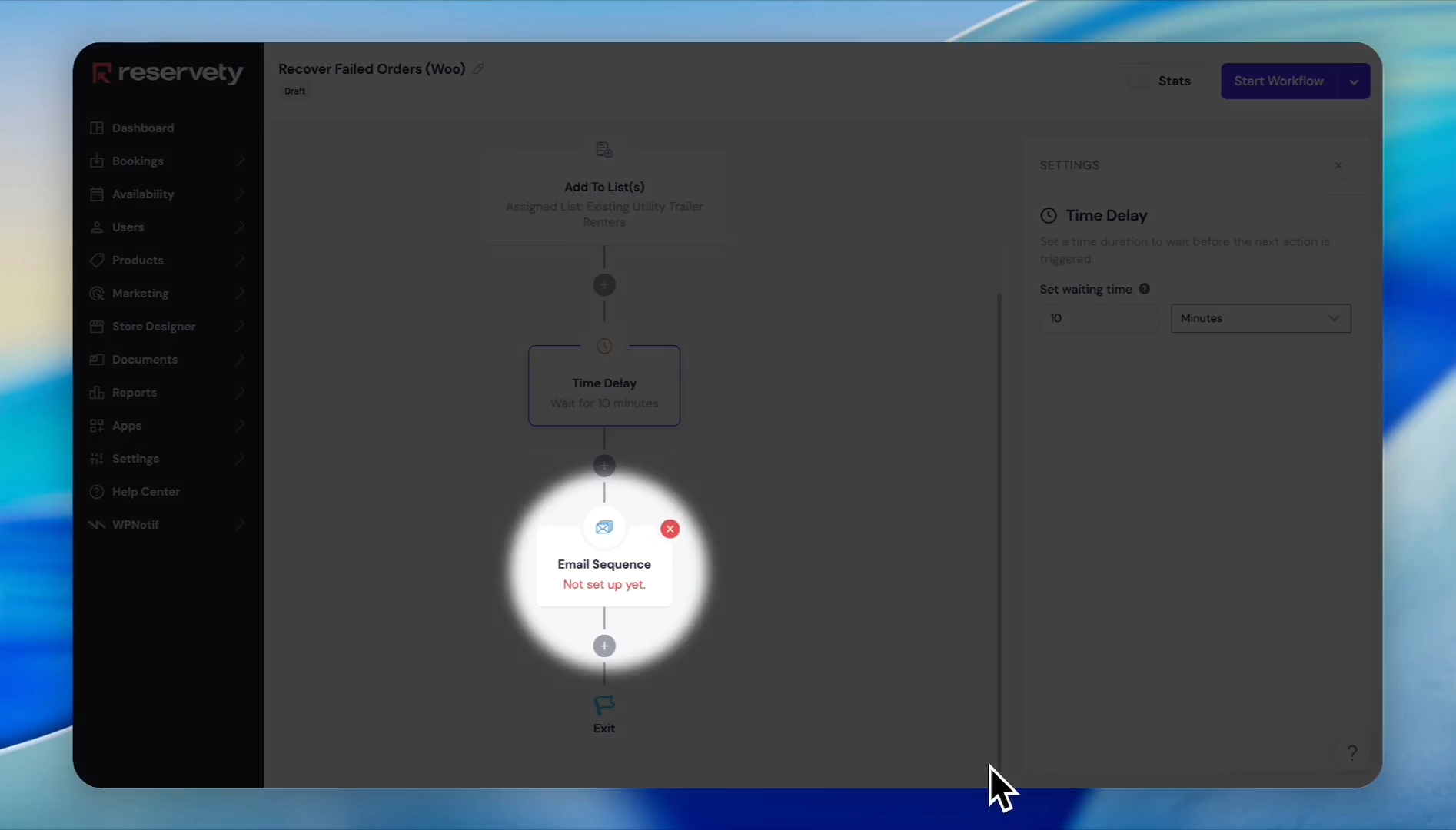 Step #36: Click the Email Sequence node.
