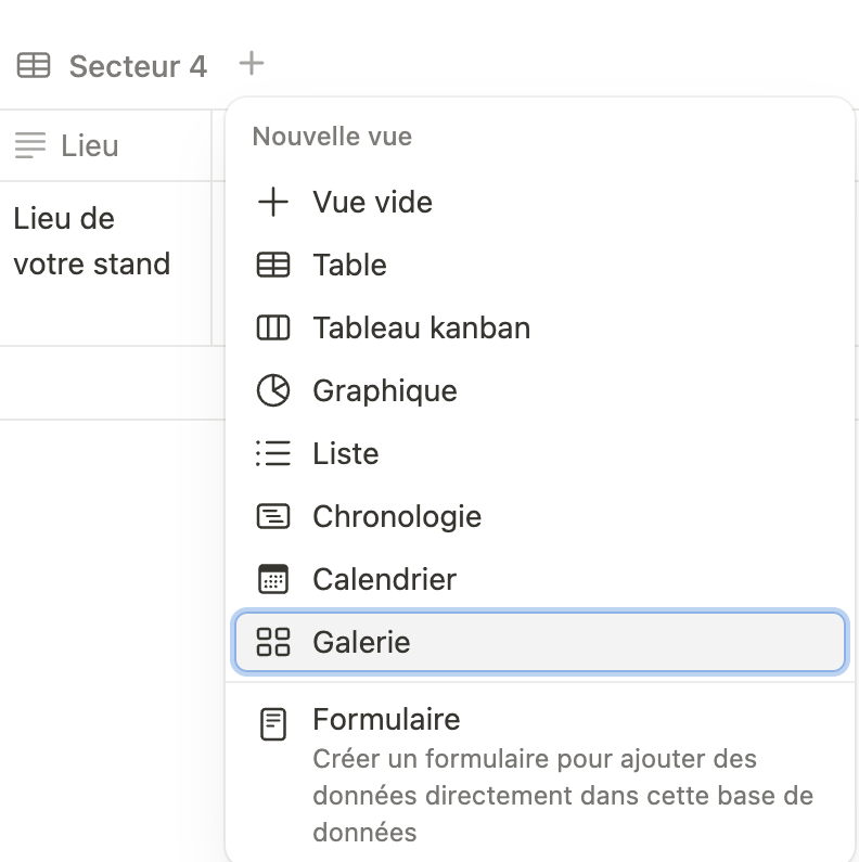 Step #8: Cliquez sur "Galerie"