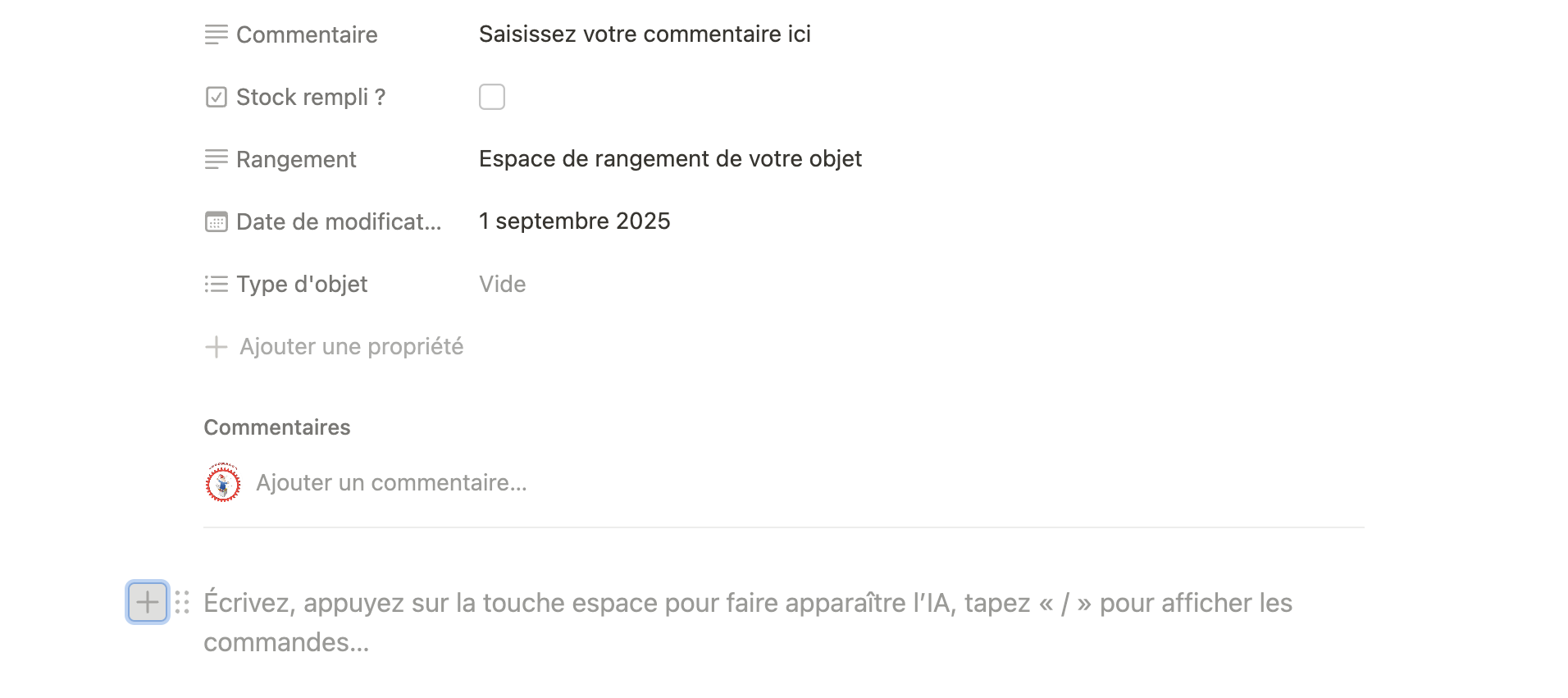Step #12: Cliquez sur "+"