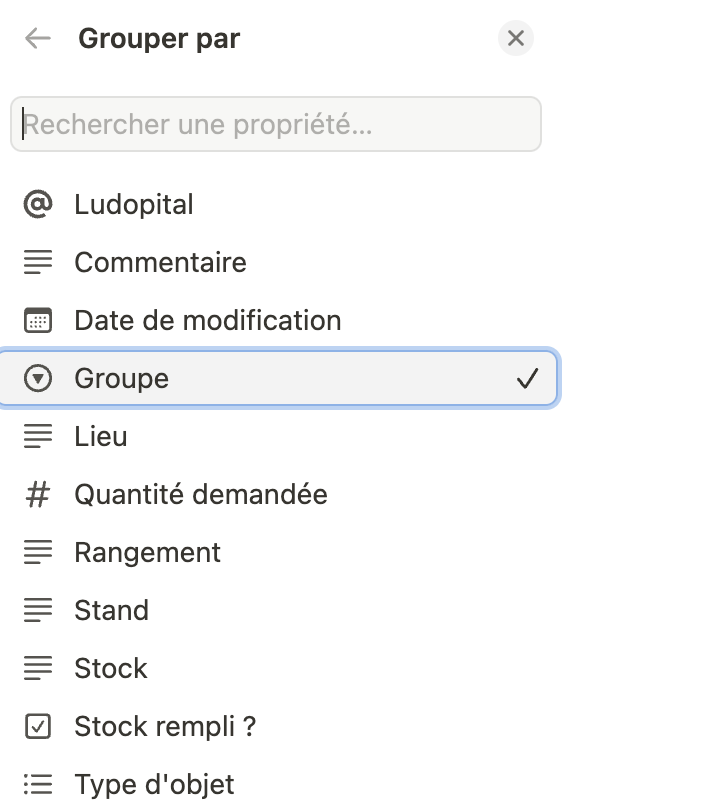 Step #21: Cliquez sur "Groupe"