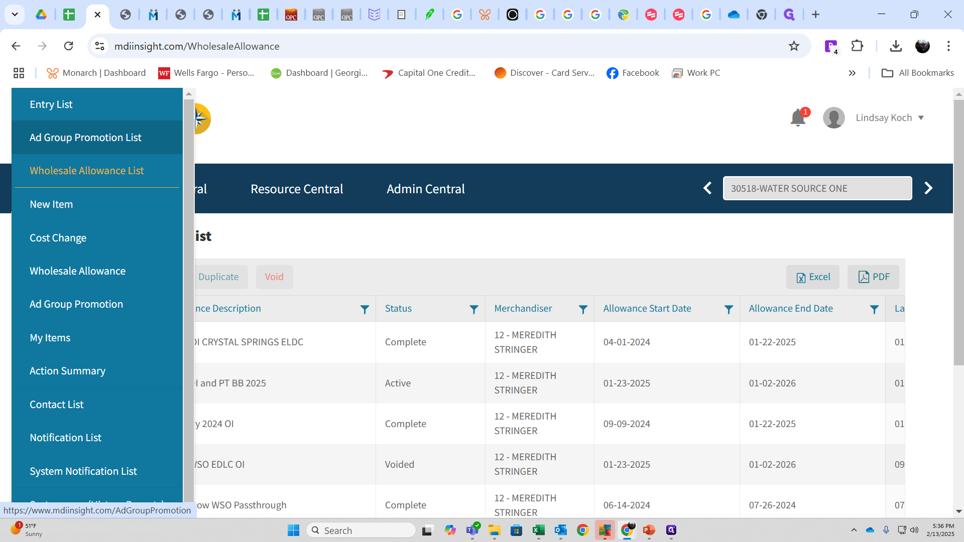 Step #5: To see Ad Group Promos lists, Click on "Ad Group Promotion List"