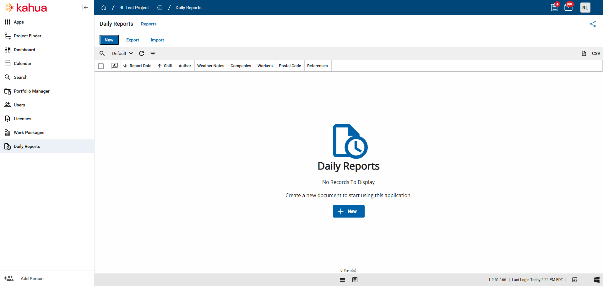 Step #6: Click on "New"