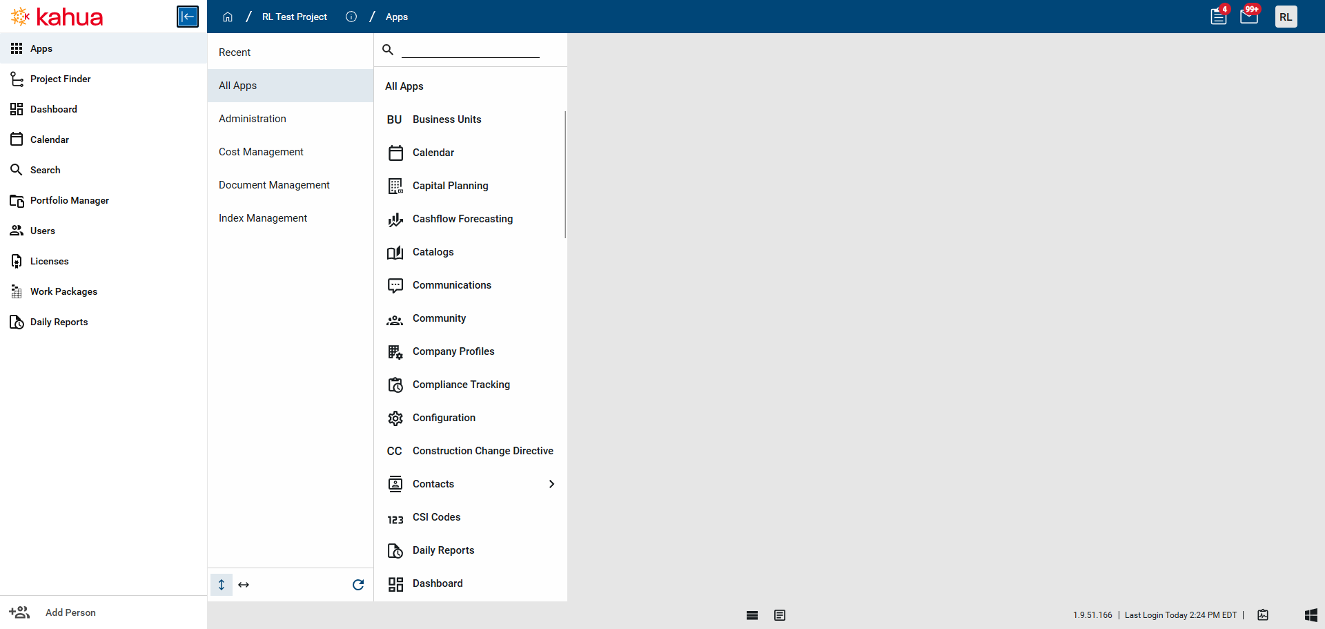 Step #2: Click on "Apps"