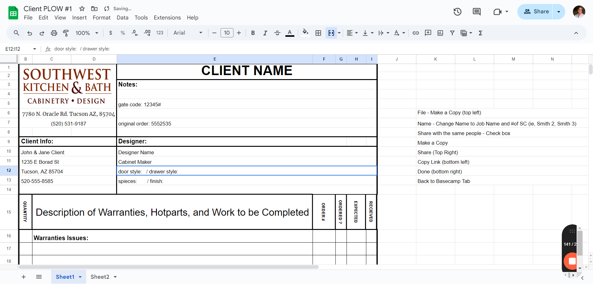 Step #12: Click on "Designer"