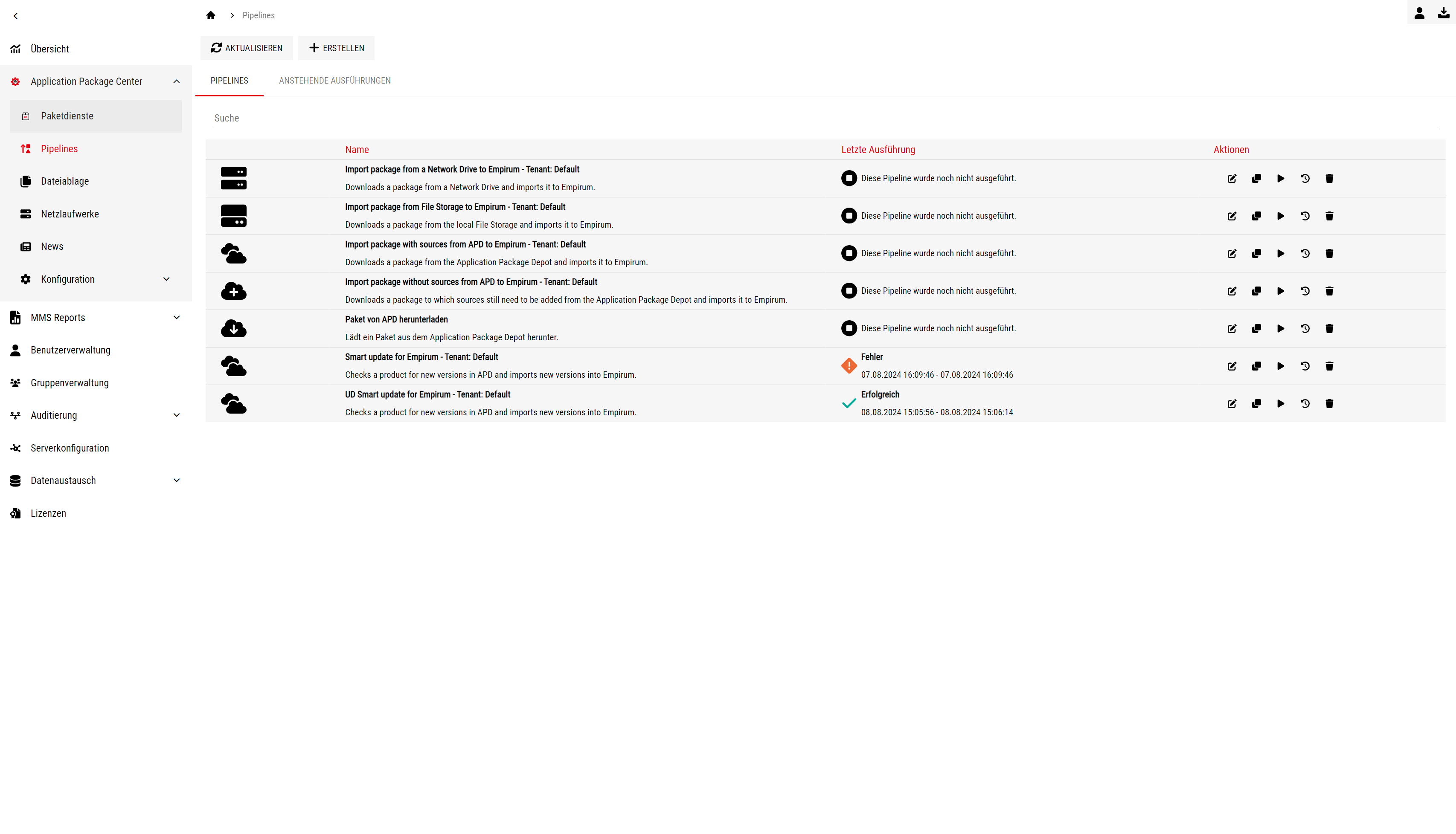 Step #16: Klicken Sie auf "Application"