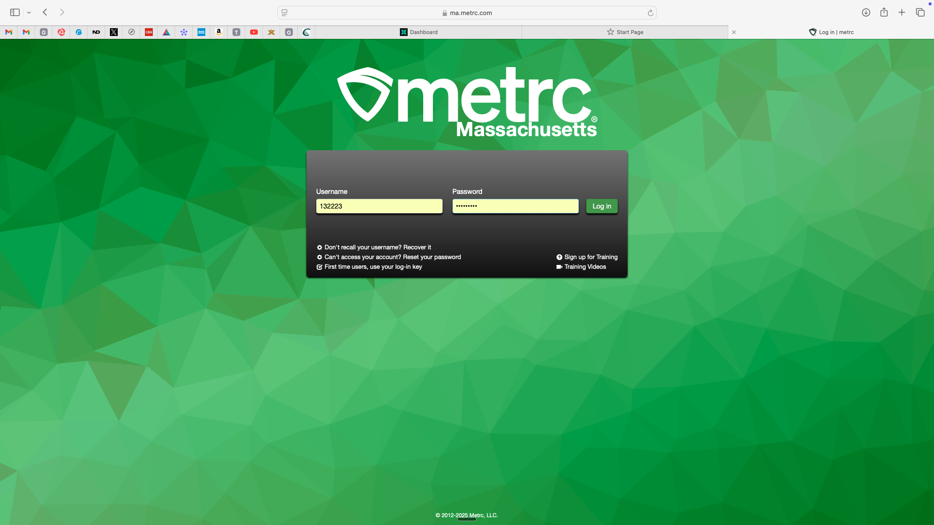 Step #2: Click on "Log in"