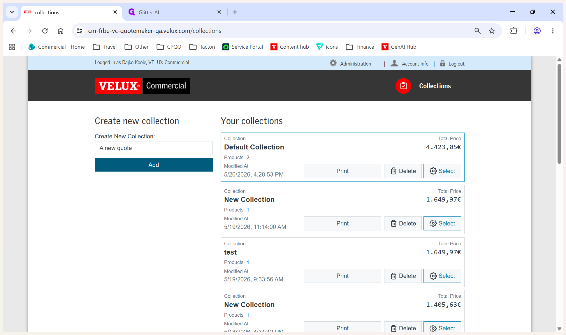 Step #3: Enter a name for your quote in the text field, then click Add.