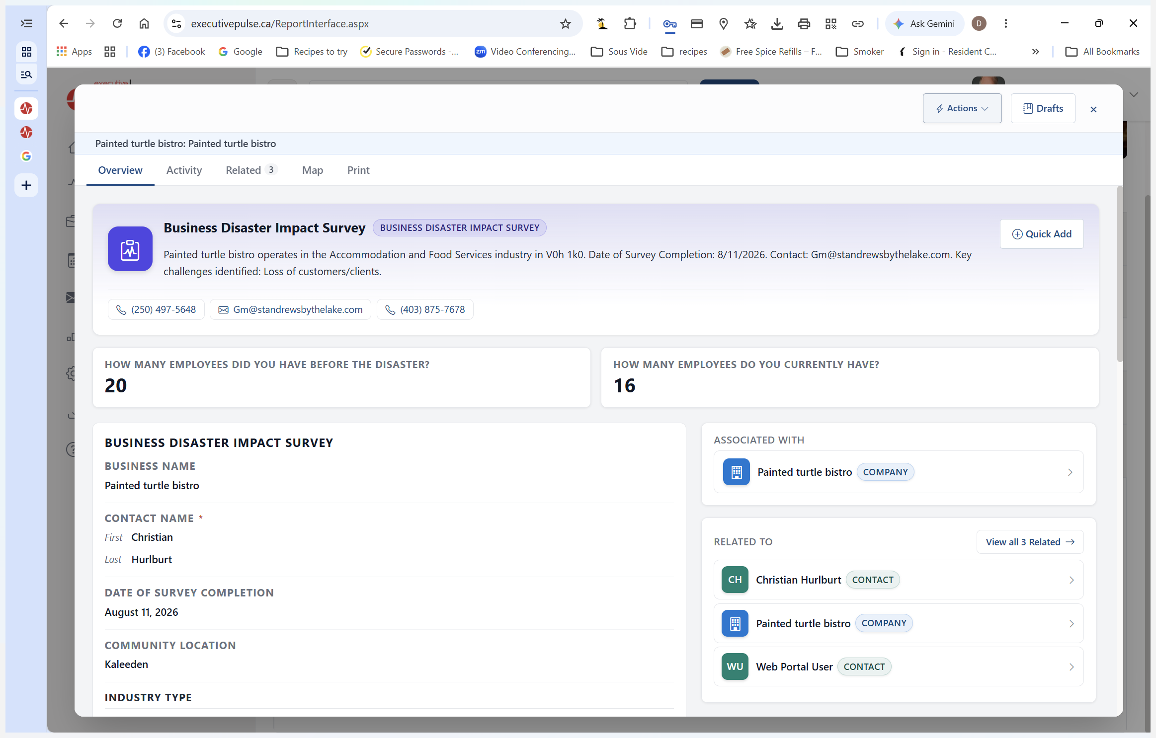 Step #24: Click the Actions dropdown menu.