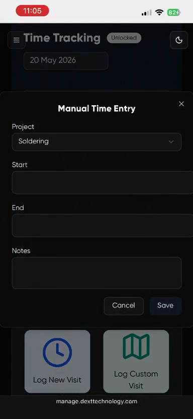 Step #9: Tap Start, use the time picker to set your starting time, and tap Done.
