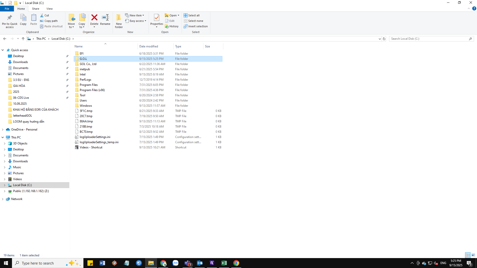 Step #11: Vào thư mục G.O.L đã lưu file