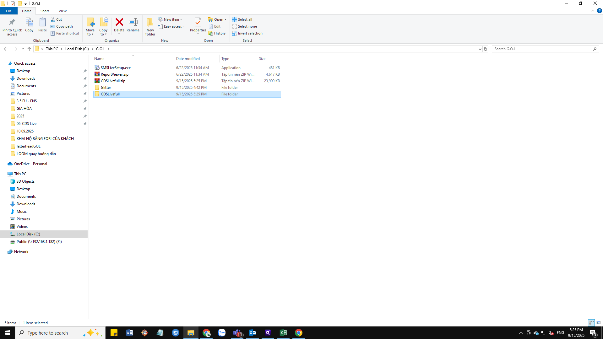 Step #14: Double-click on "CDSLivefull"