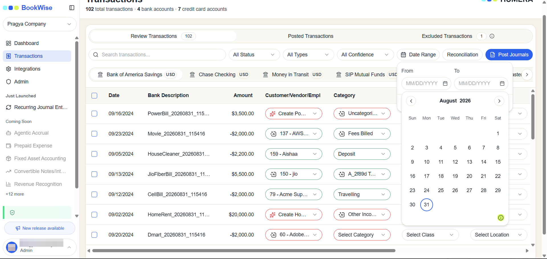 Step #3: Click on the Info icon on the bottom of date range input feild