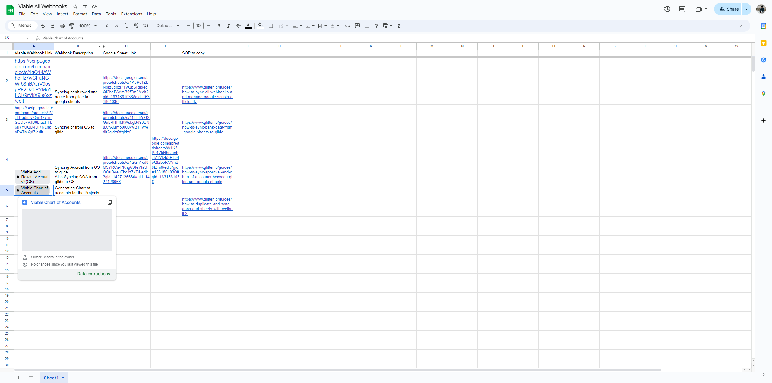 Step #10: Click on "Viable Chart of Accounts"