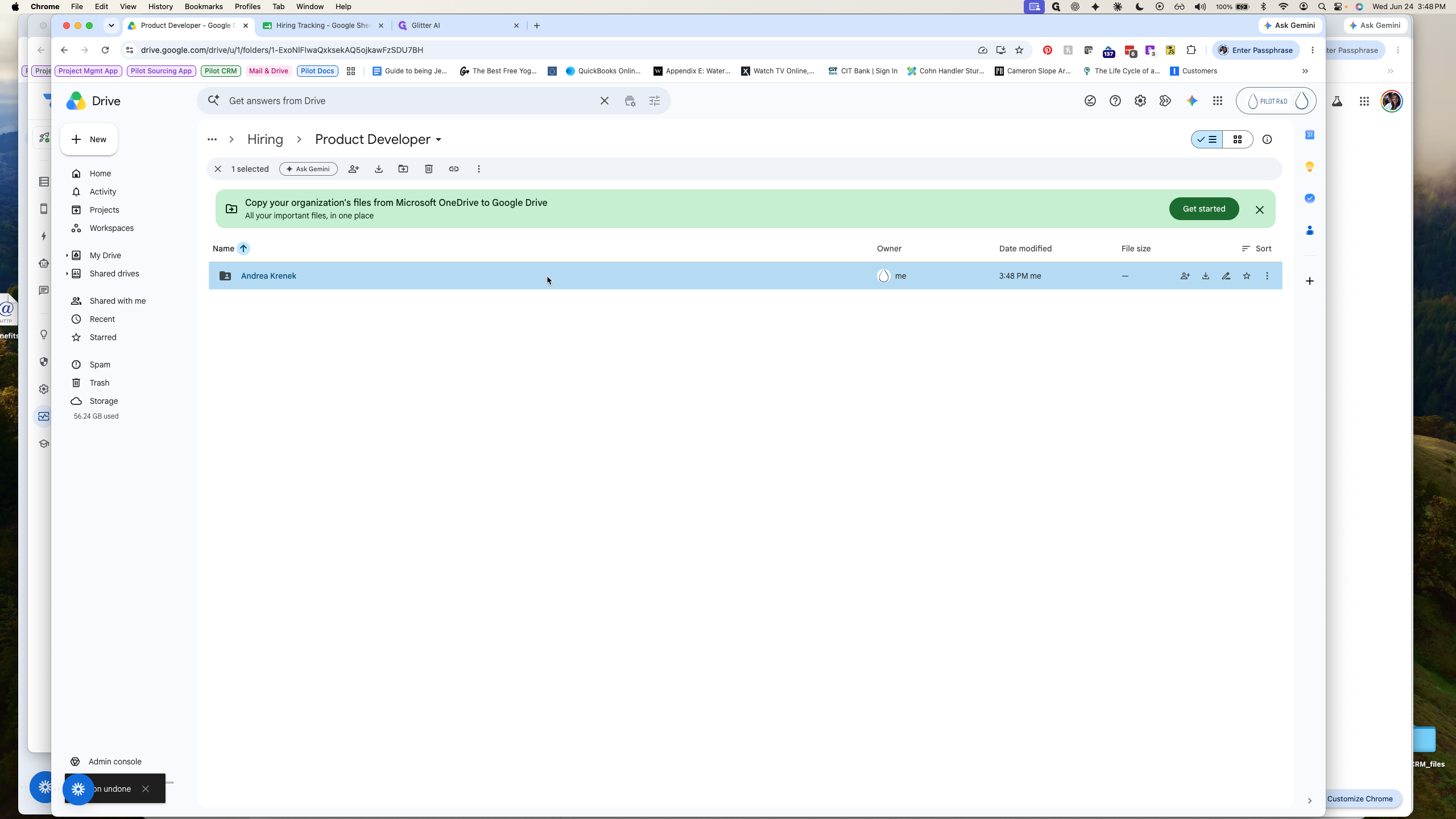Step #20: Double-click the newly created folder to open it.