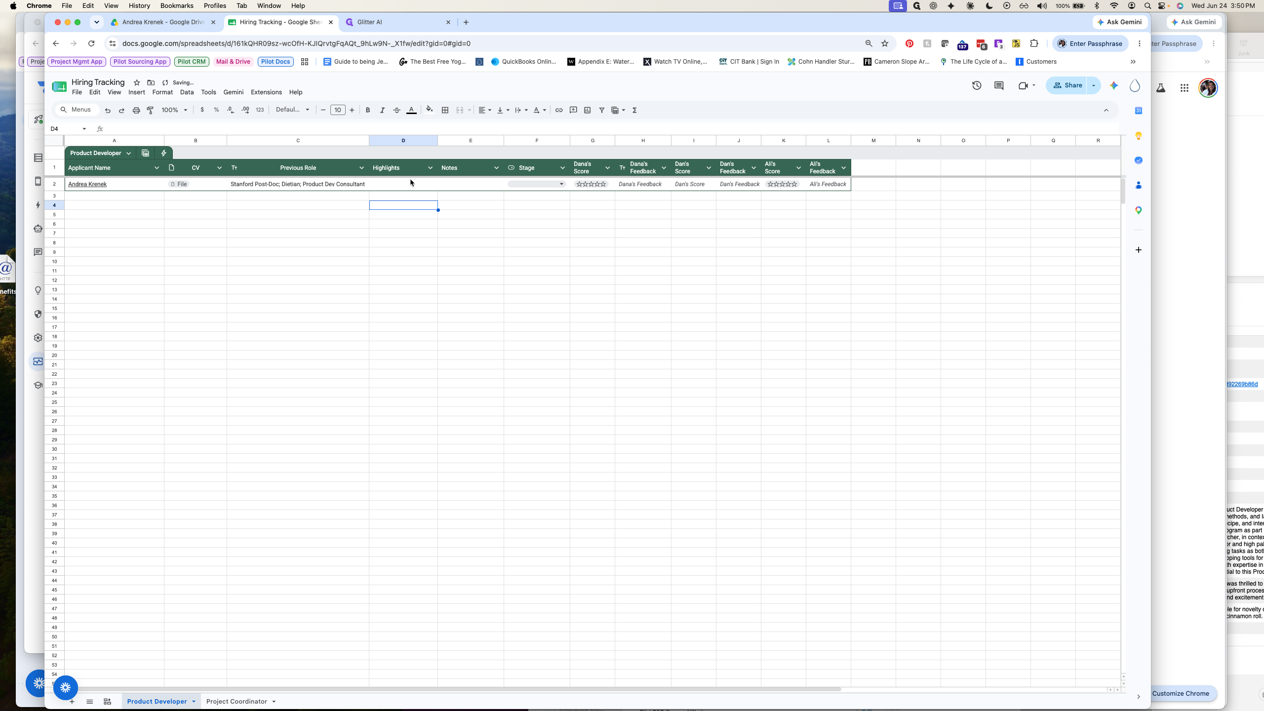 Step #26: Double-click the corresponding cell in the Highlights column.