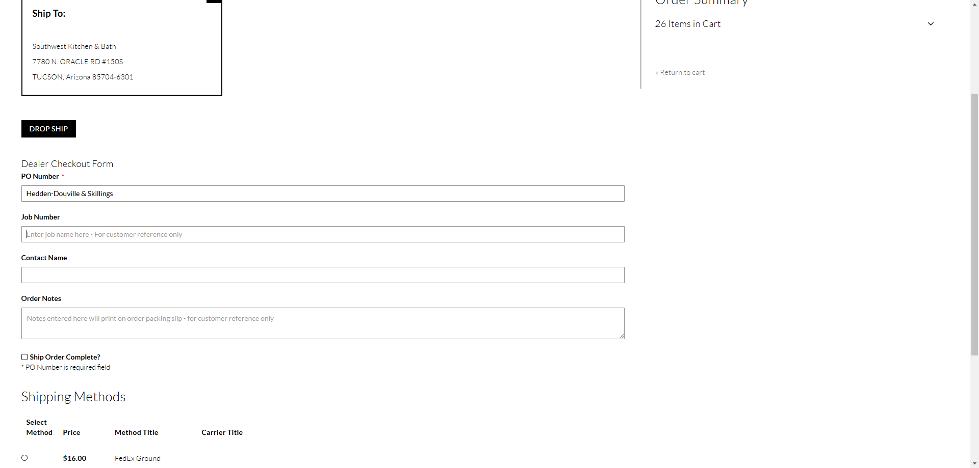 Step #24: In the PO number, list the client name(s): the first client is Hedden-Douville, and the second is Skillings.