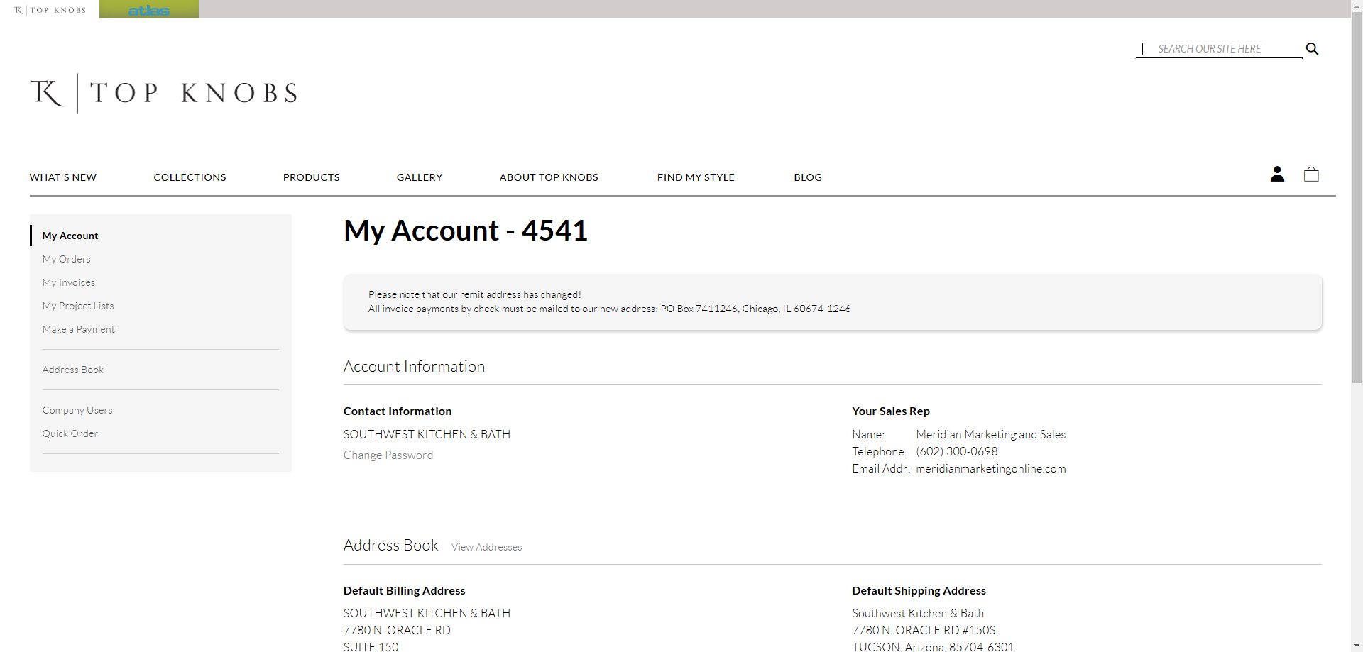 Step #4: Click on "SEARCH OUR SITE HERE"