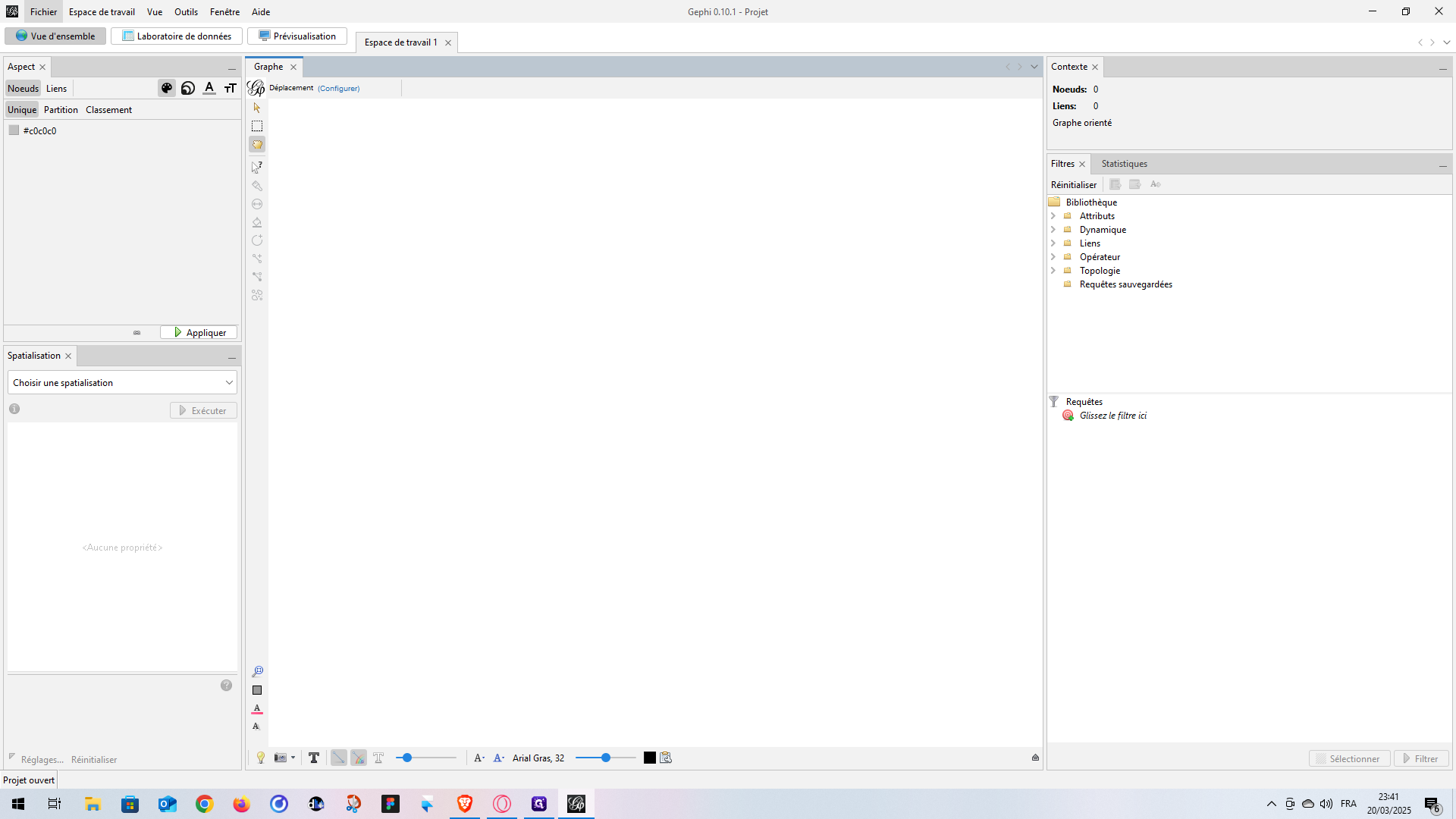 Step #3: Click on "Fichier"