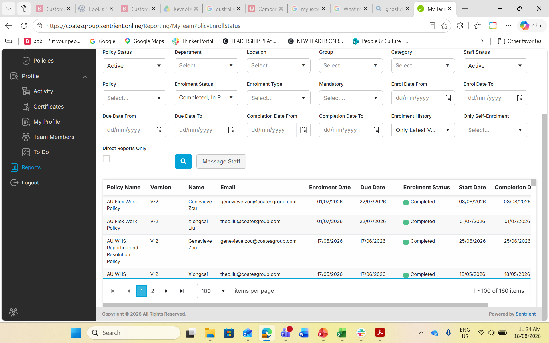 Step #9: Click the filter icon or search bar to expand the filtering options.