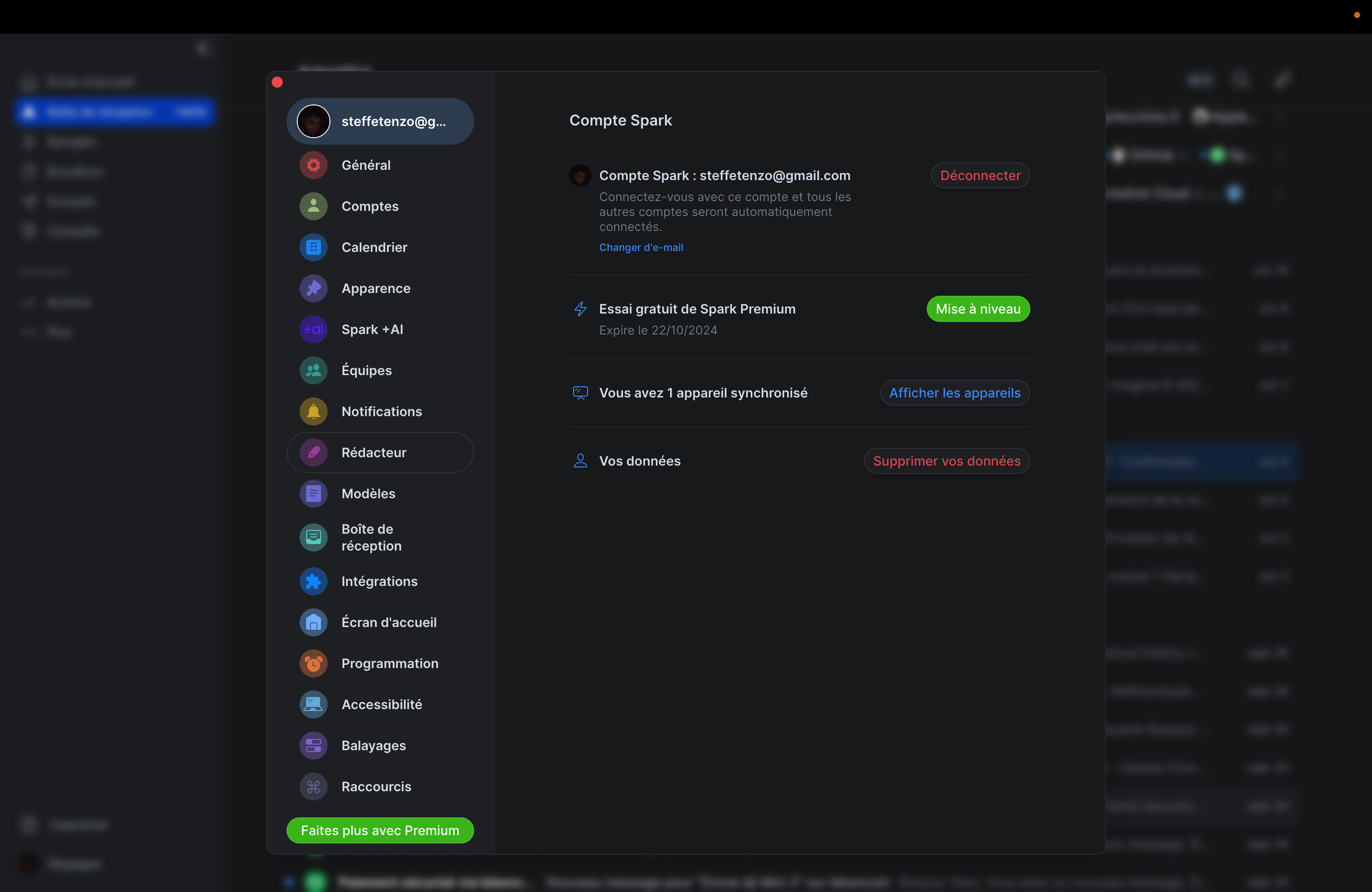 Step #2: Cliquez sur "Rédacteur"