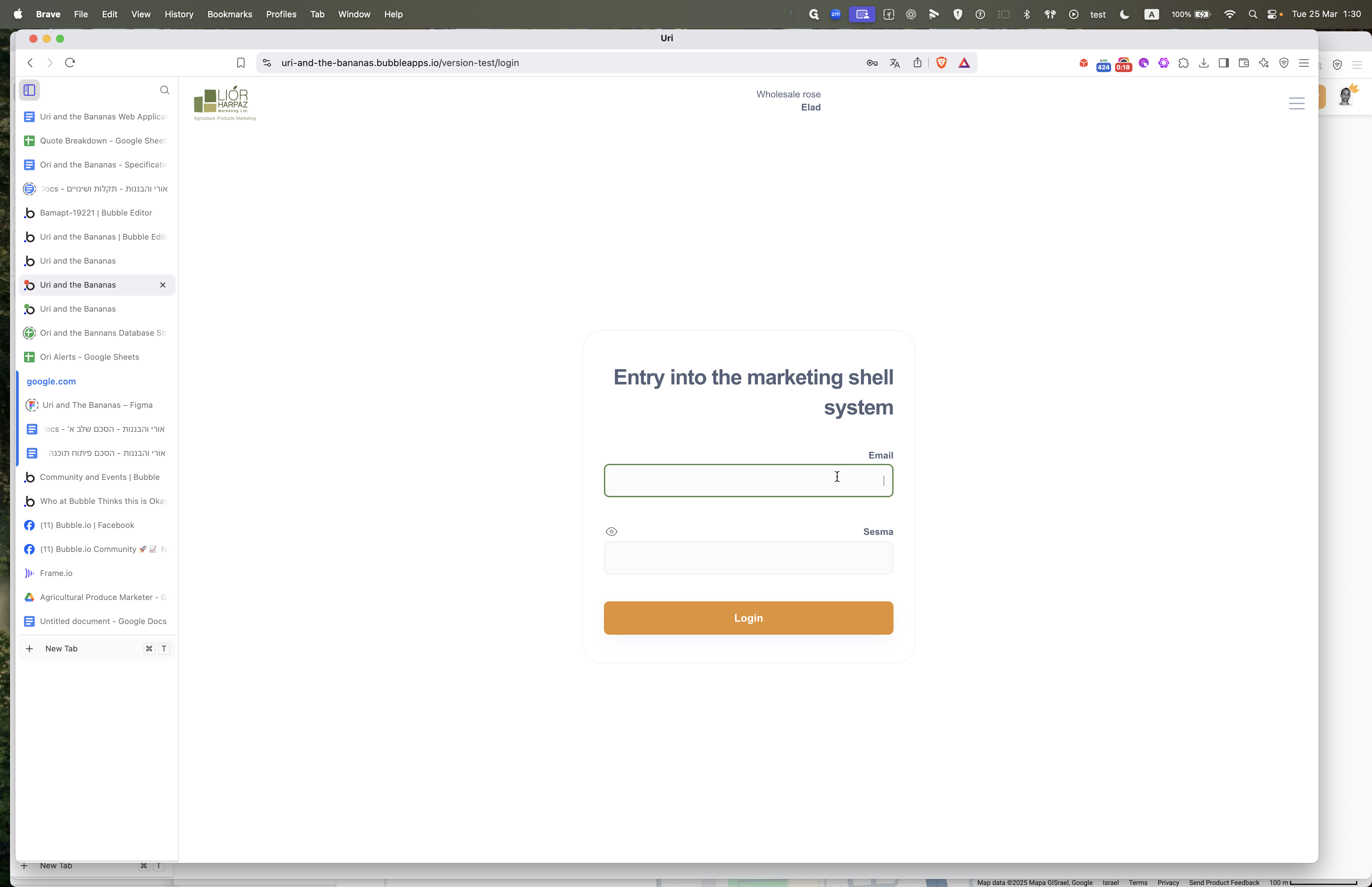 Step #4: Click on "I"