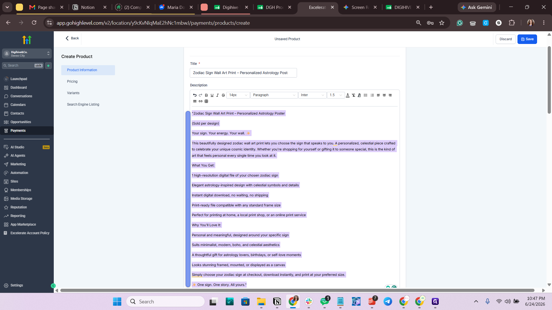 Step #24: Delete any duplicated title lines or unnecessary whitespace at the beginning of the text.