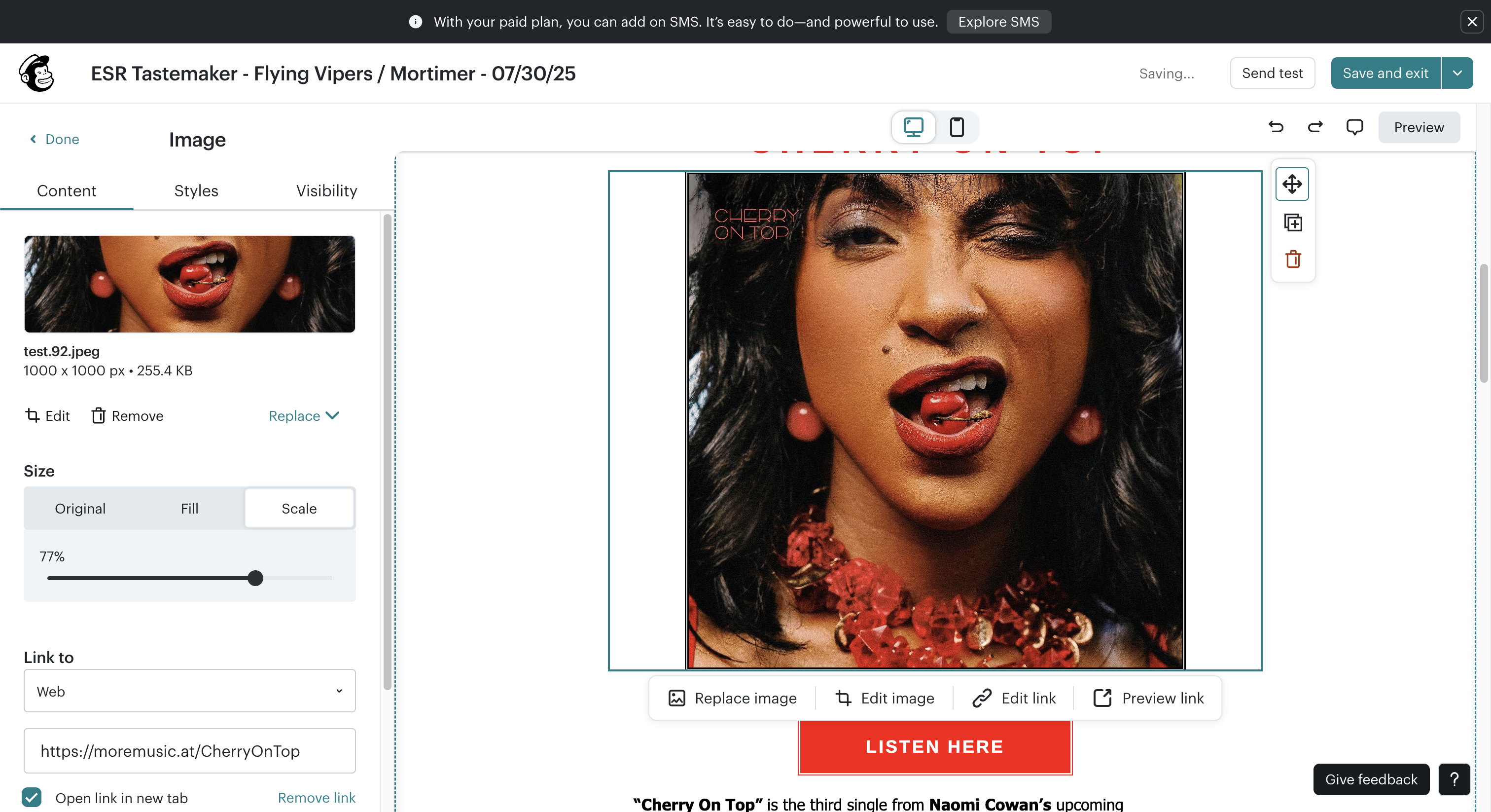 Step #100: Click here