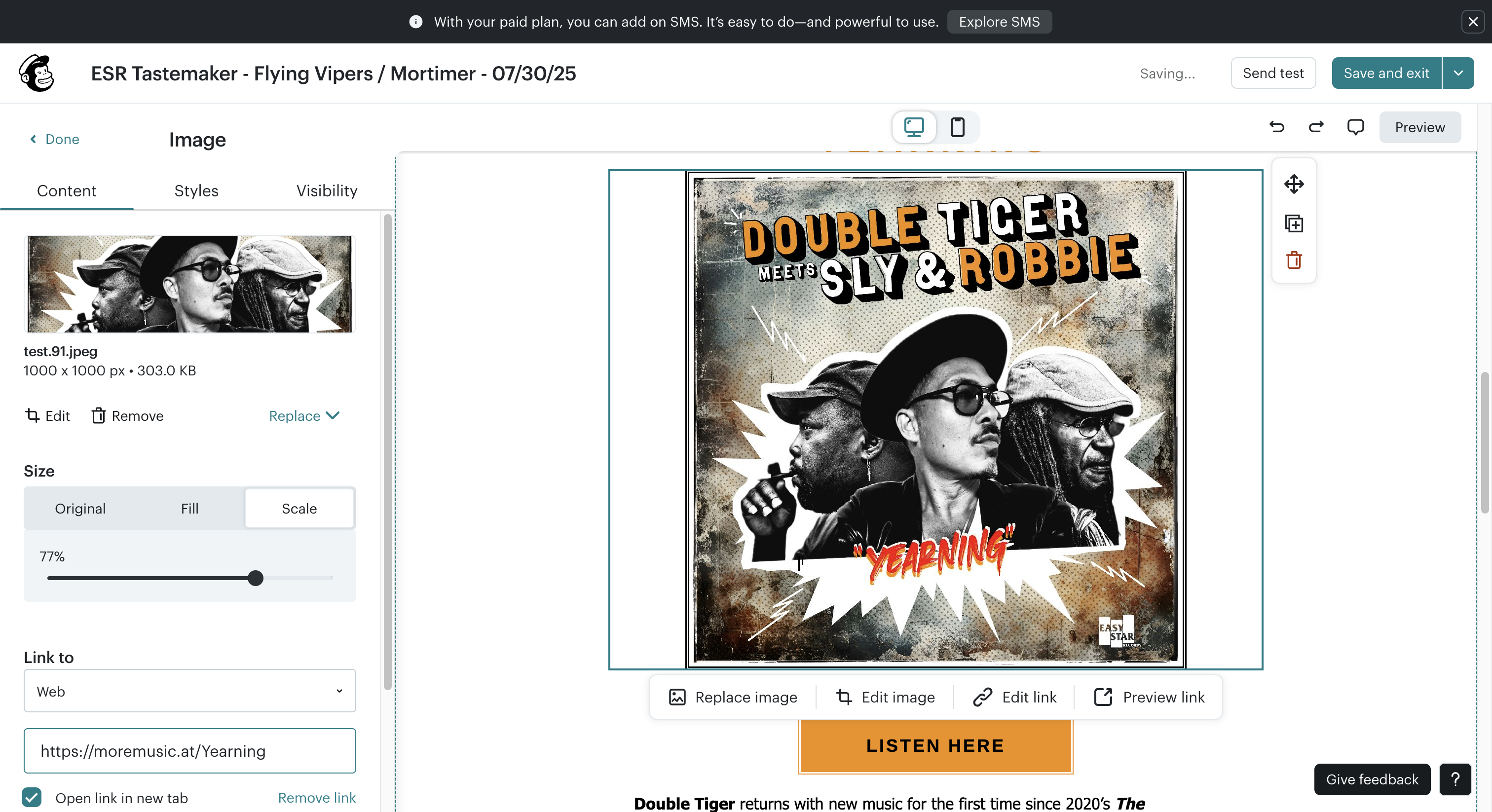 Step #82: Click here