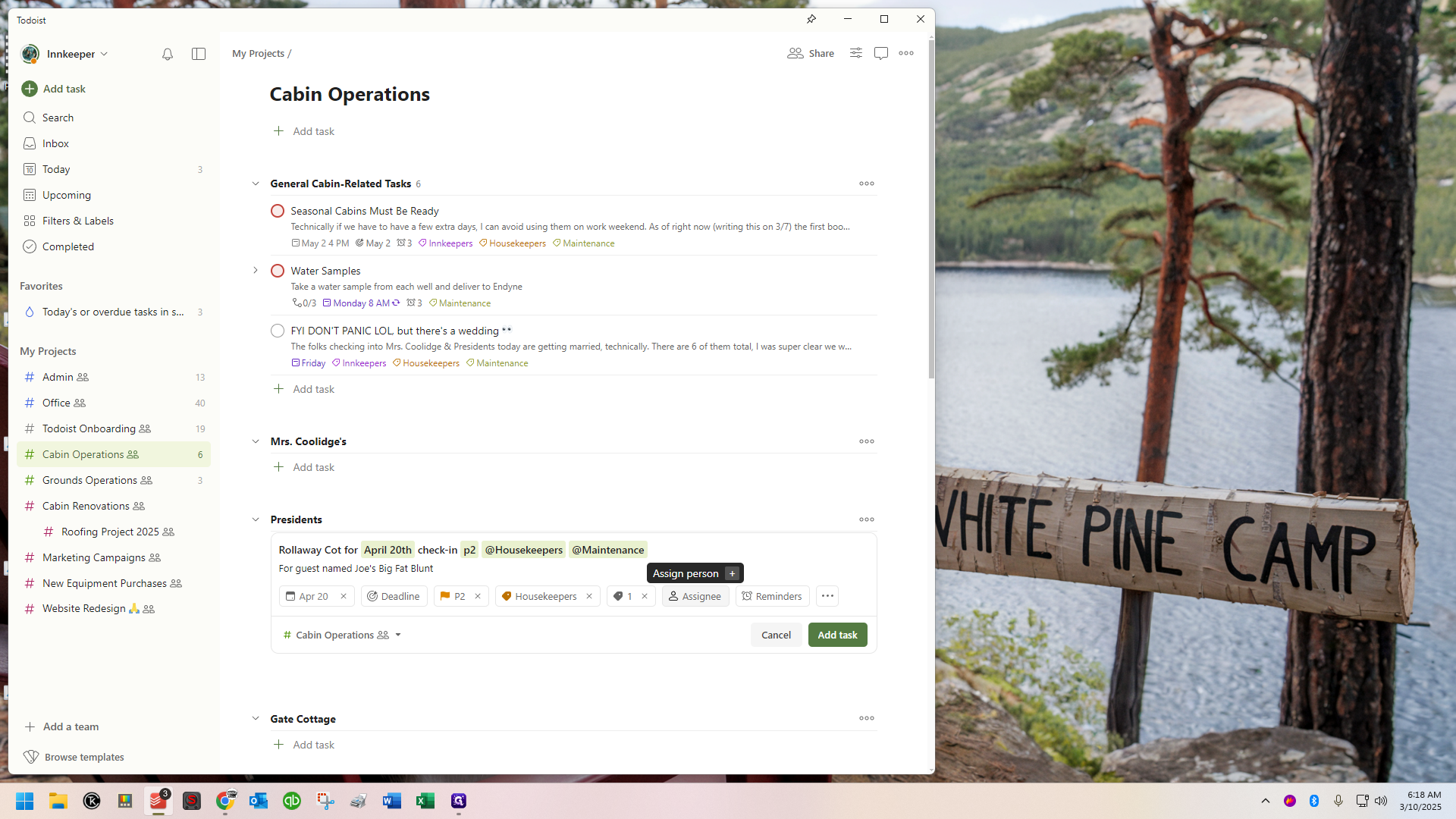 Step #77: Click on "Assignee"