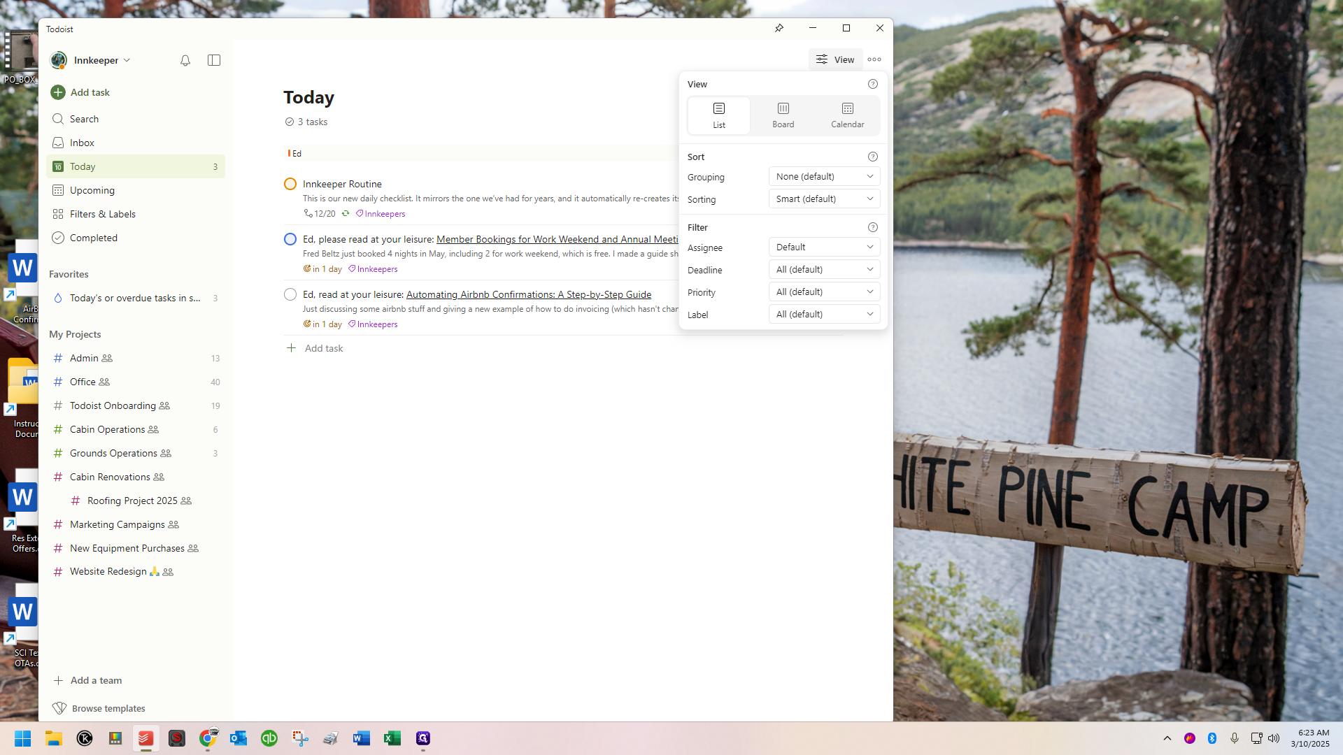 Step #115: Click on "view"
