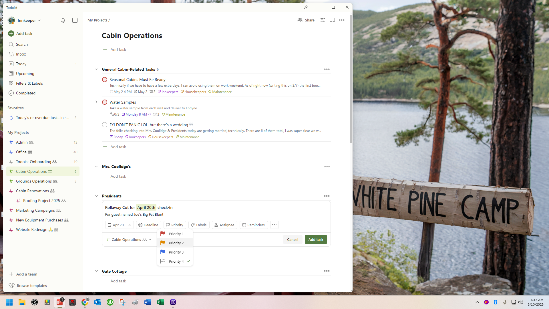 Step #70: Click on "Priority 2"