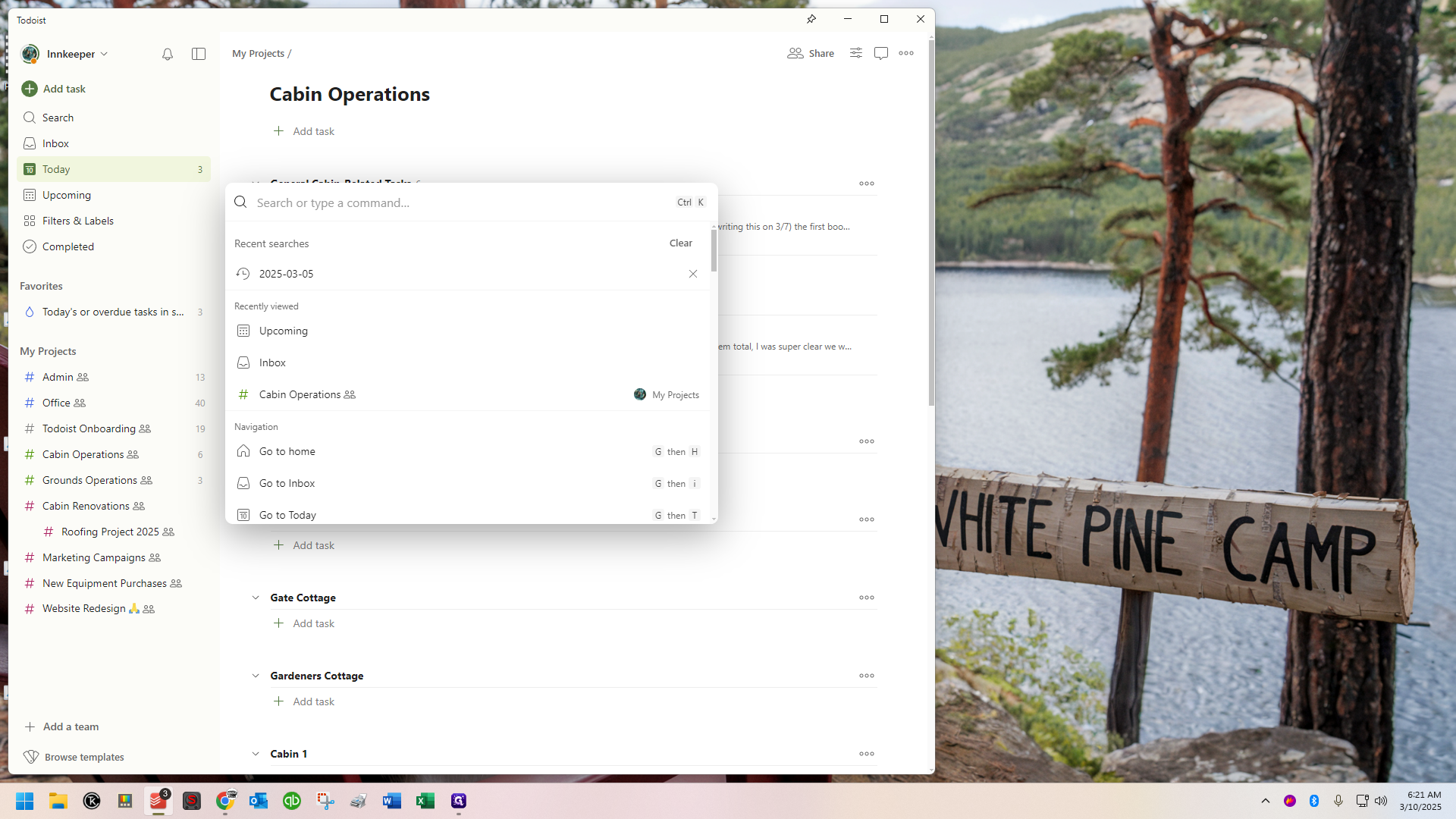 Step #102: Click on "Inbox"