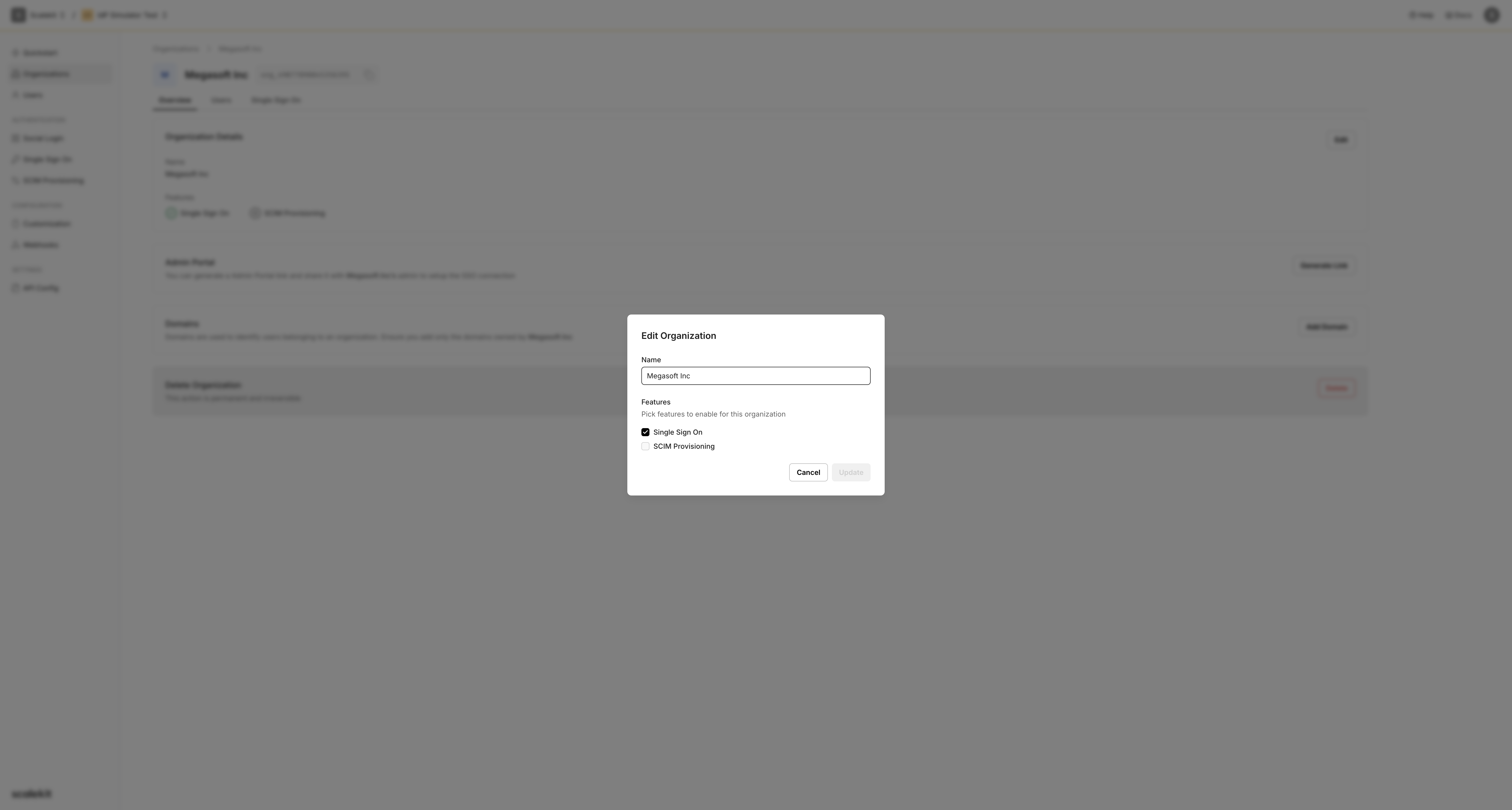 Step #3: Click on "SCIM Provisioning"