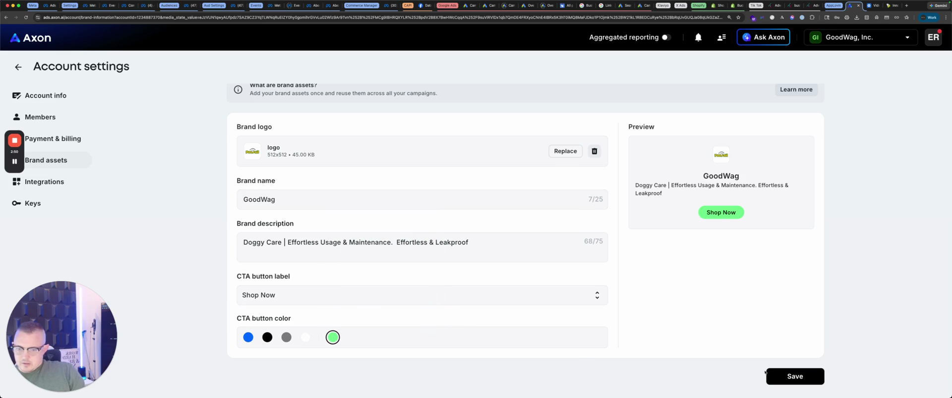 Step #33: Click the Save button in the bottom right corner.