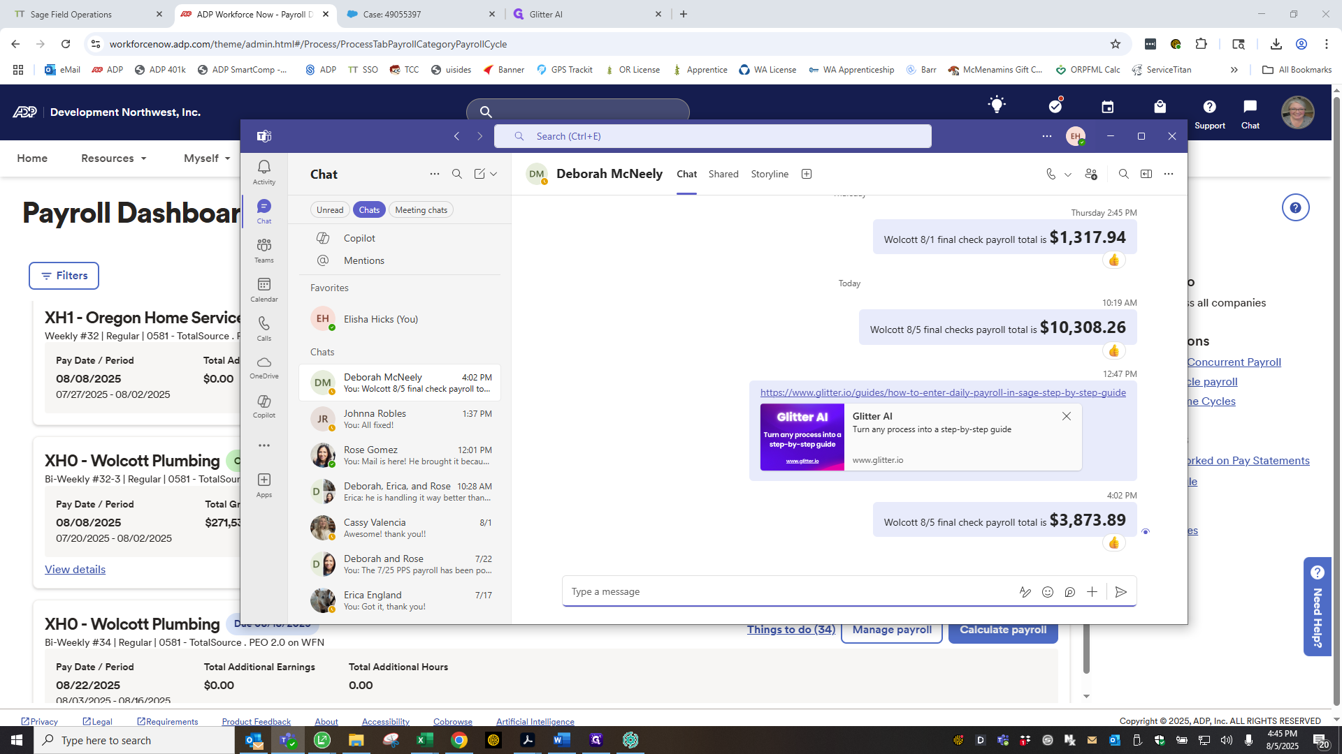 Step #39: Click on "Type a message"
